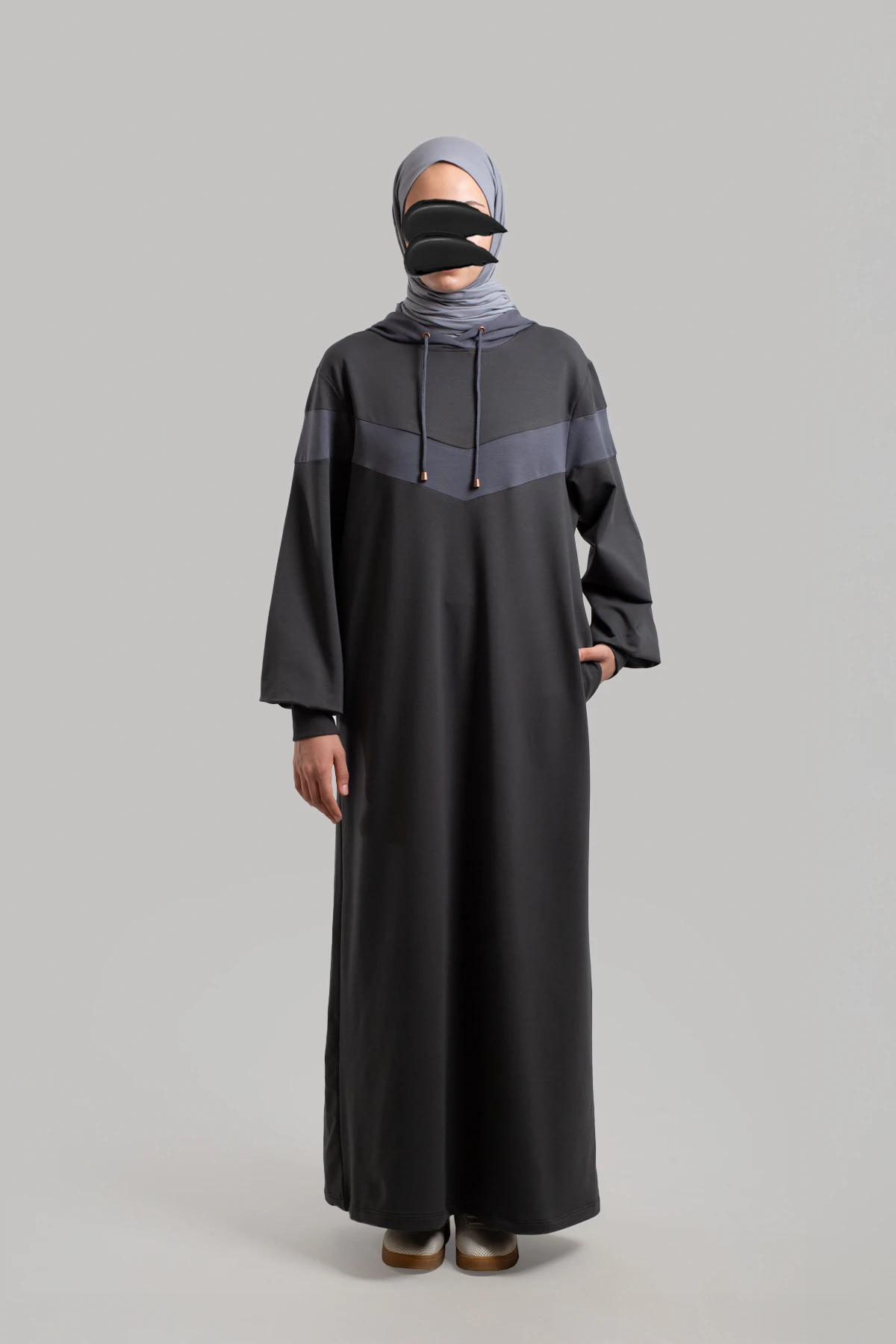 Casual Cotton Dress with Garnish Details