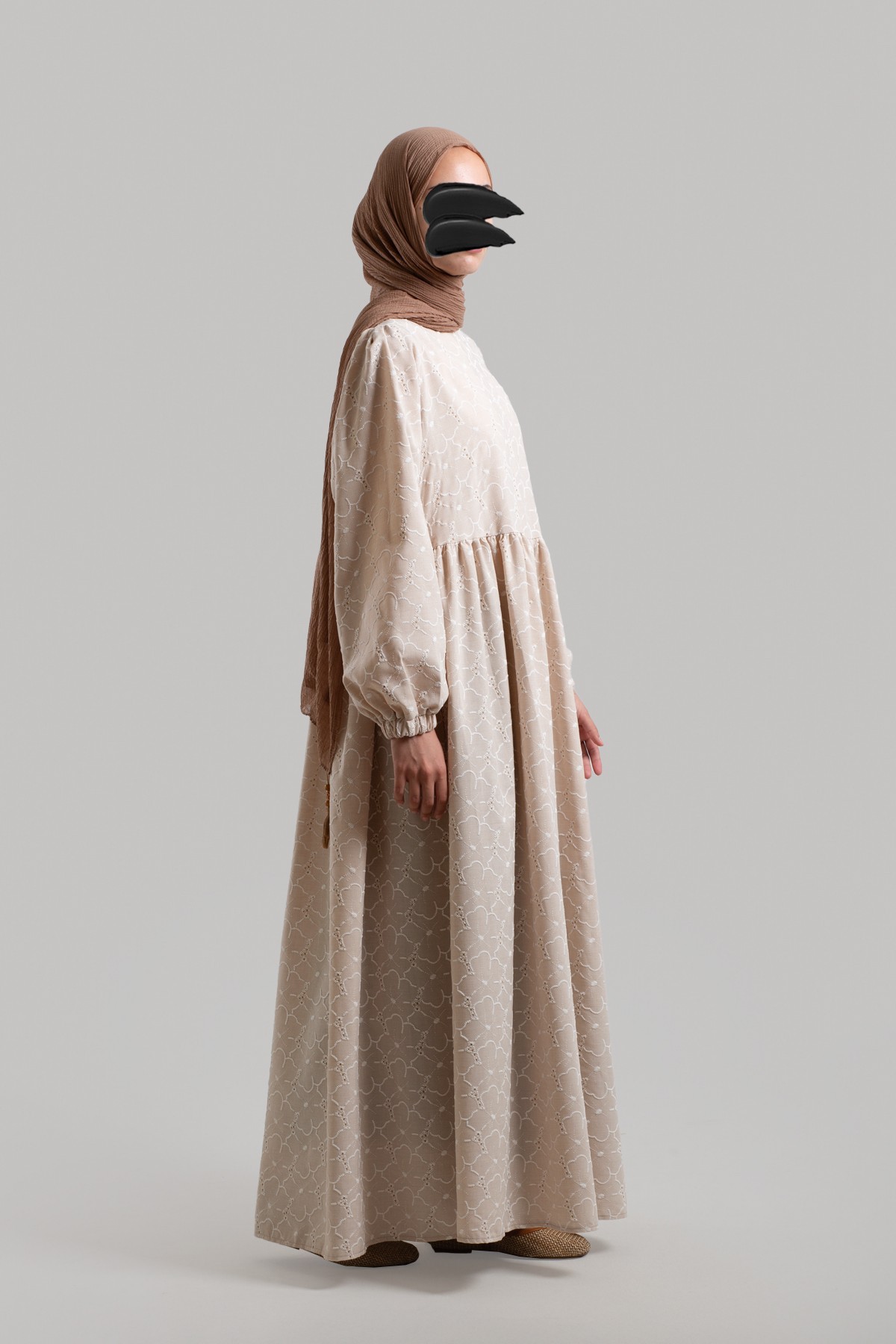 Jacquard Linen Dress