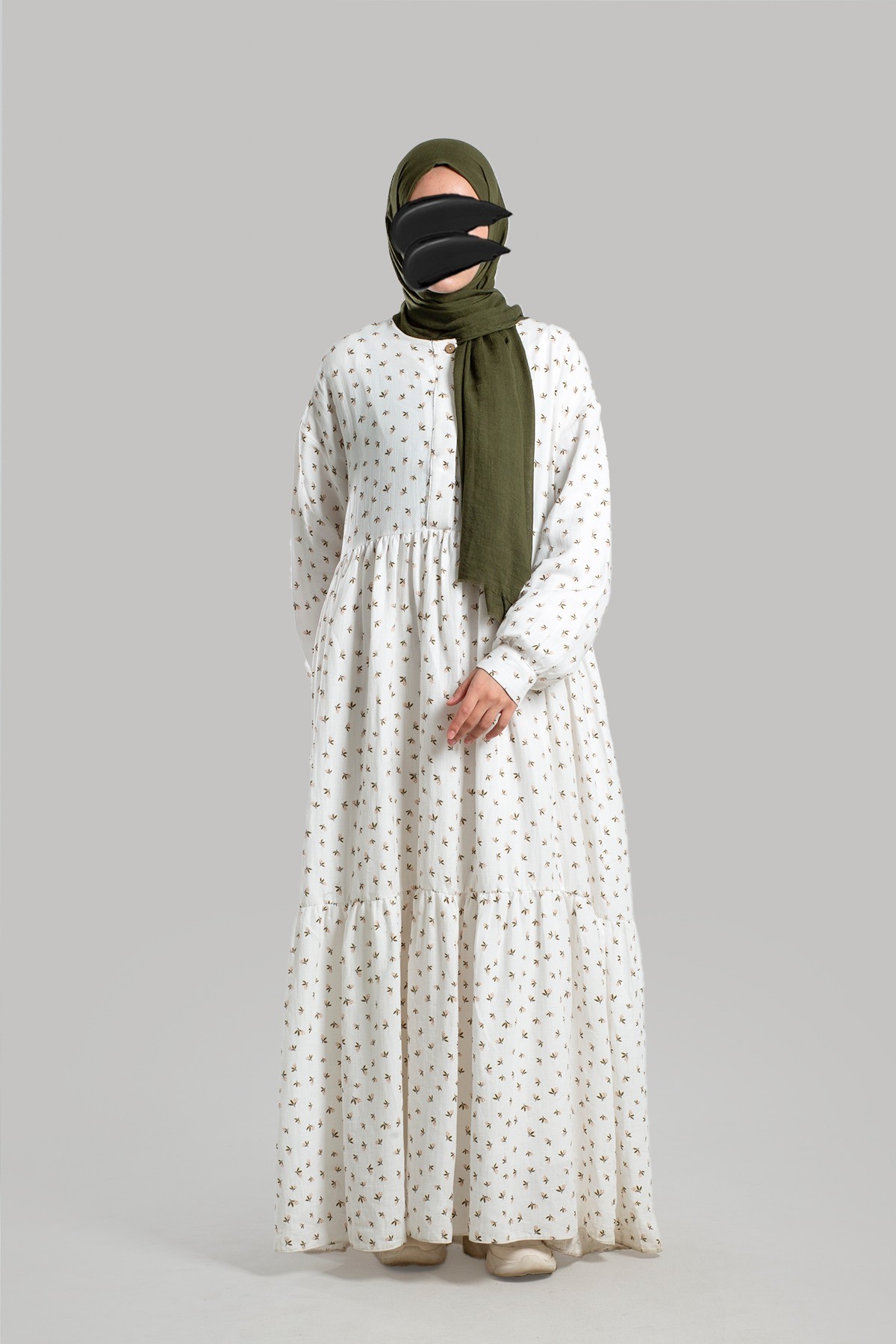 Floral Muslin Dress