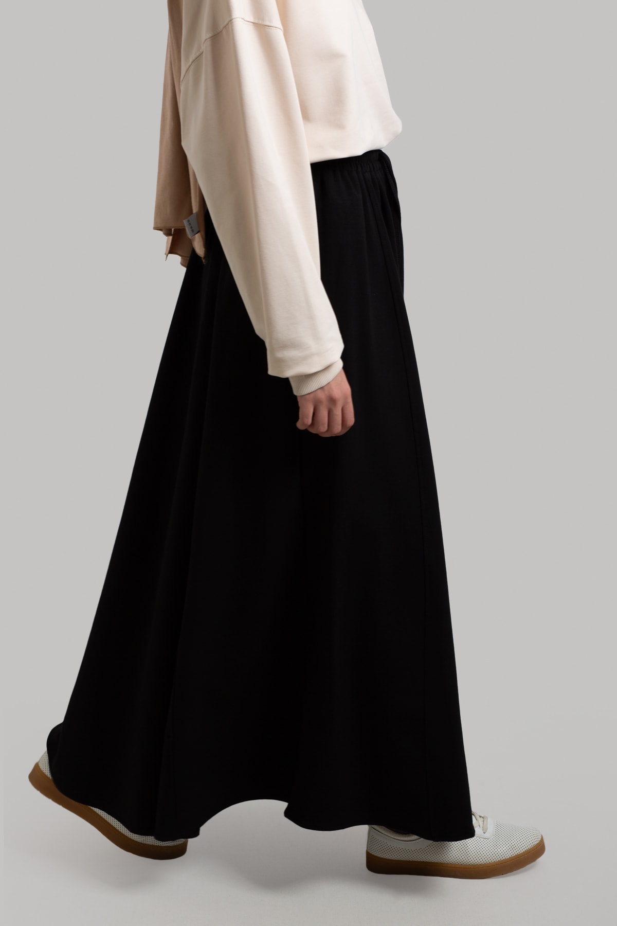 Form-Stitched Sport Skirt - Black