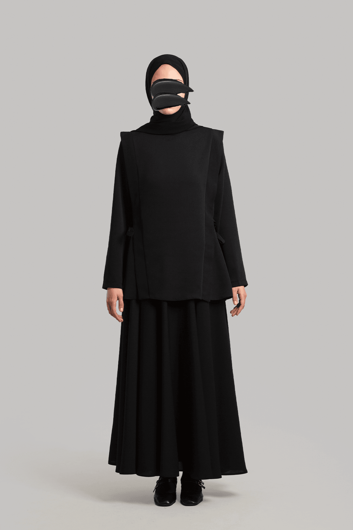 Ferda Skirt Suit - Black