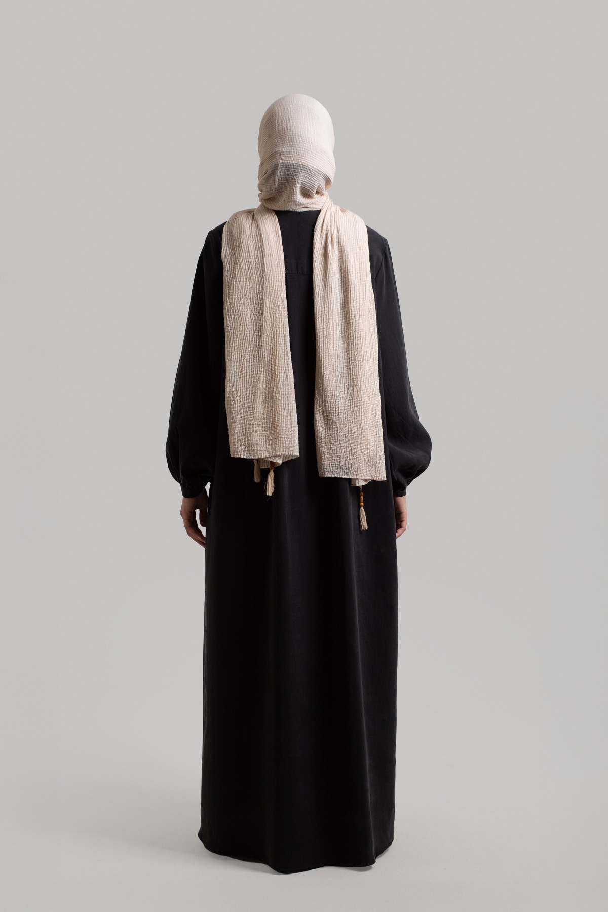 Shirt-Collar Tencel Dress