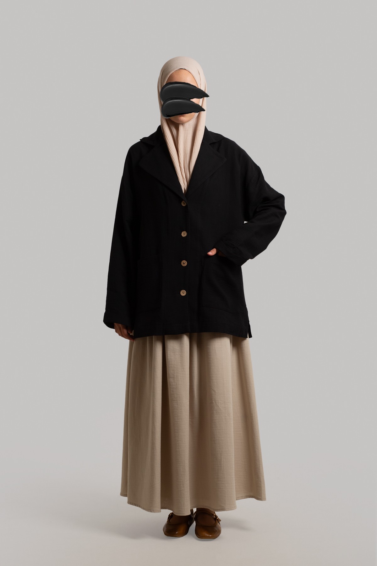 Muslin Jacket - Black