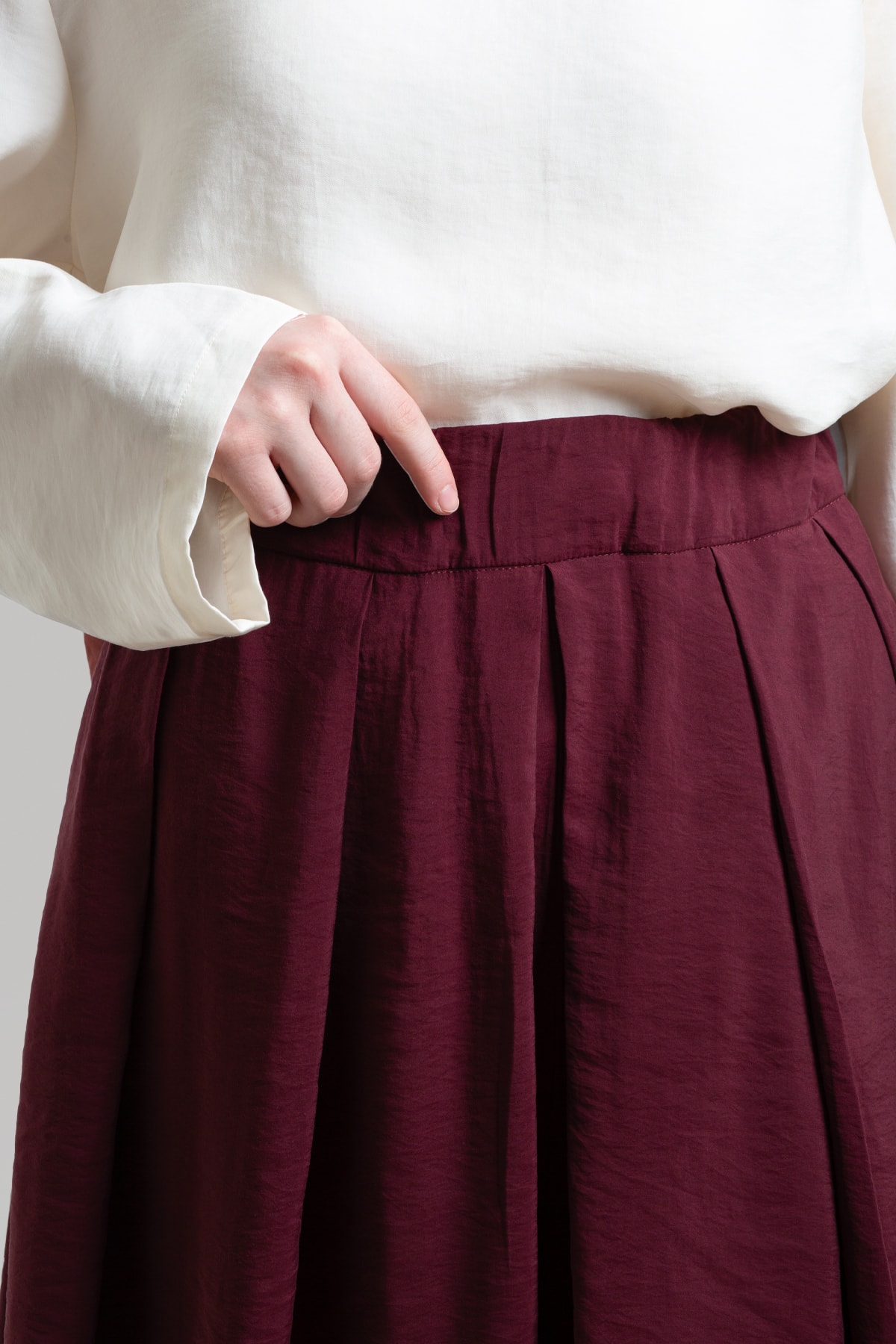 Pleated Modal Skirt