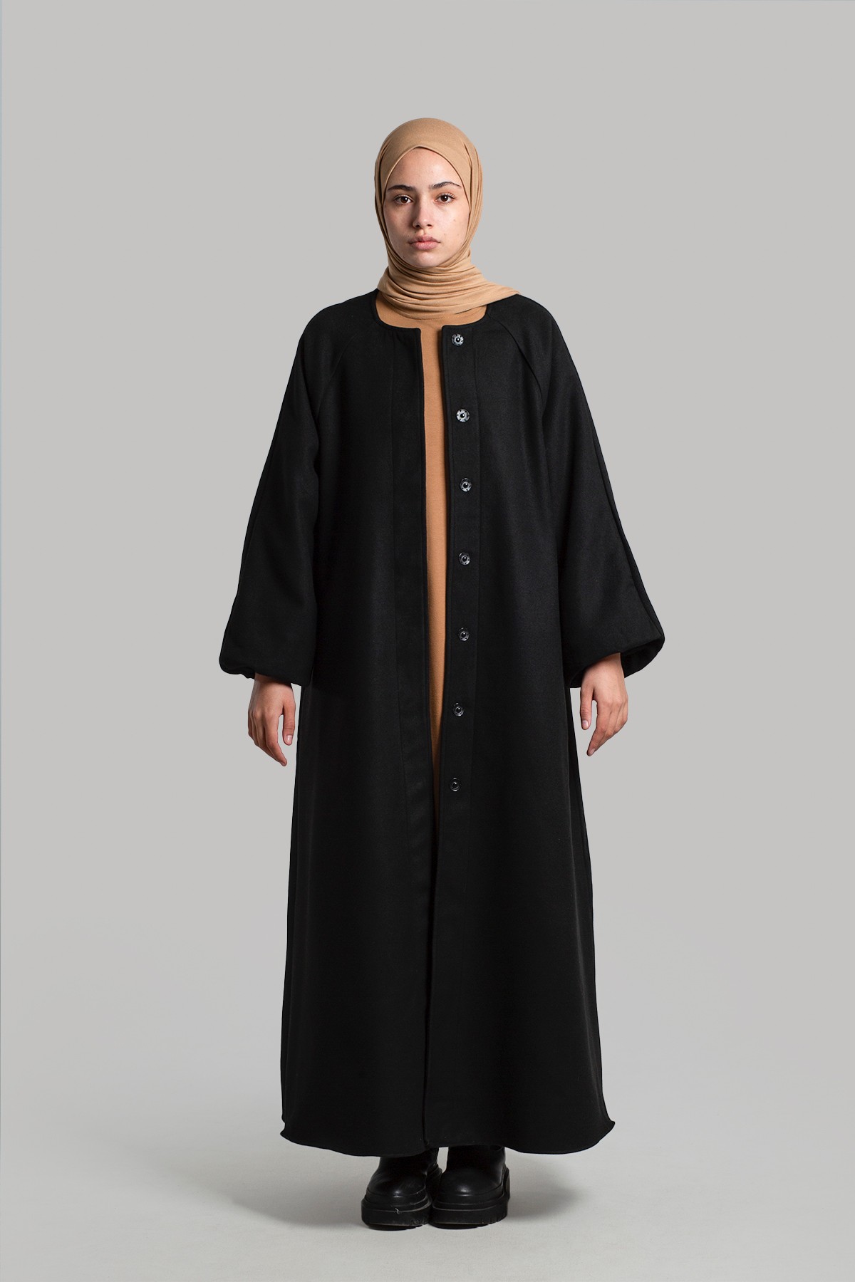 Kasha Overcoat - Black