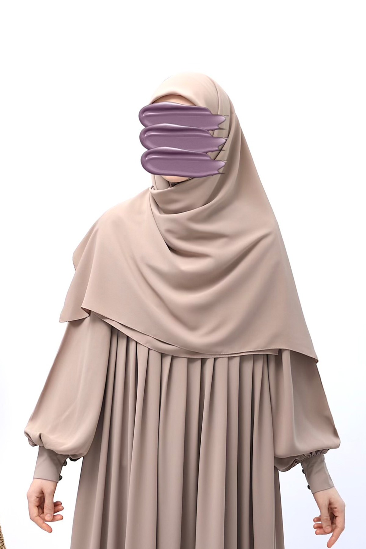 Square Hijab - Latte