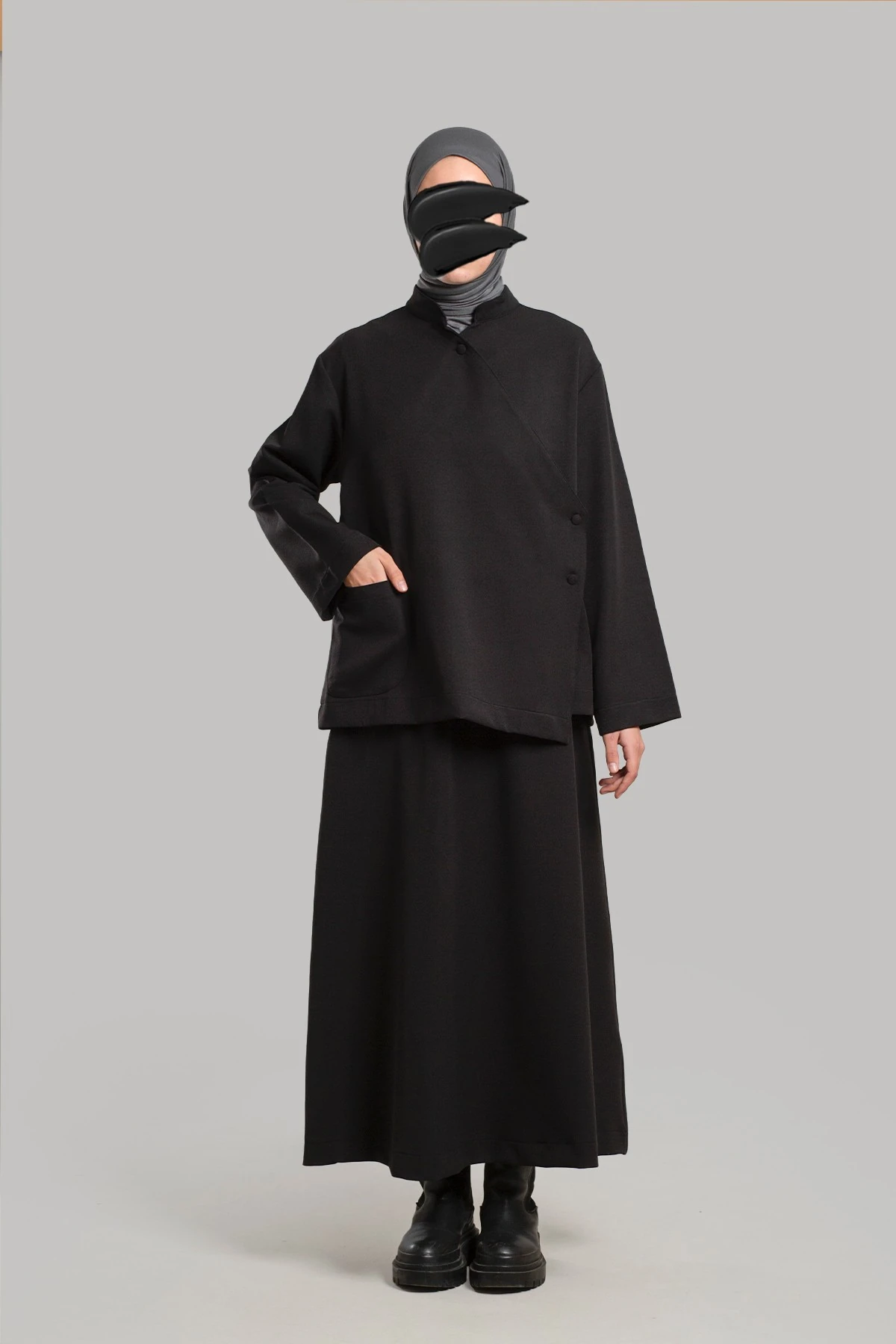 Wrap Top and Skirt Set