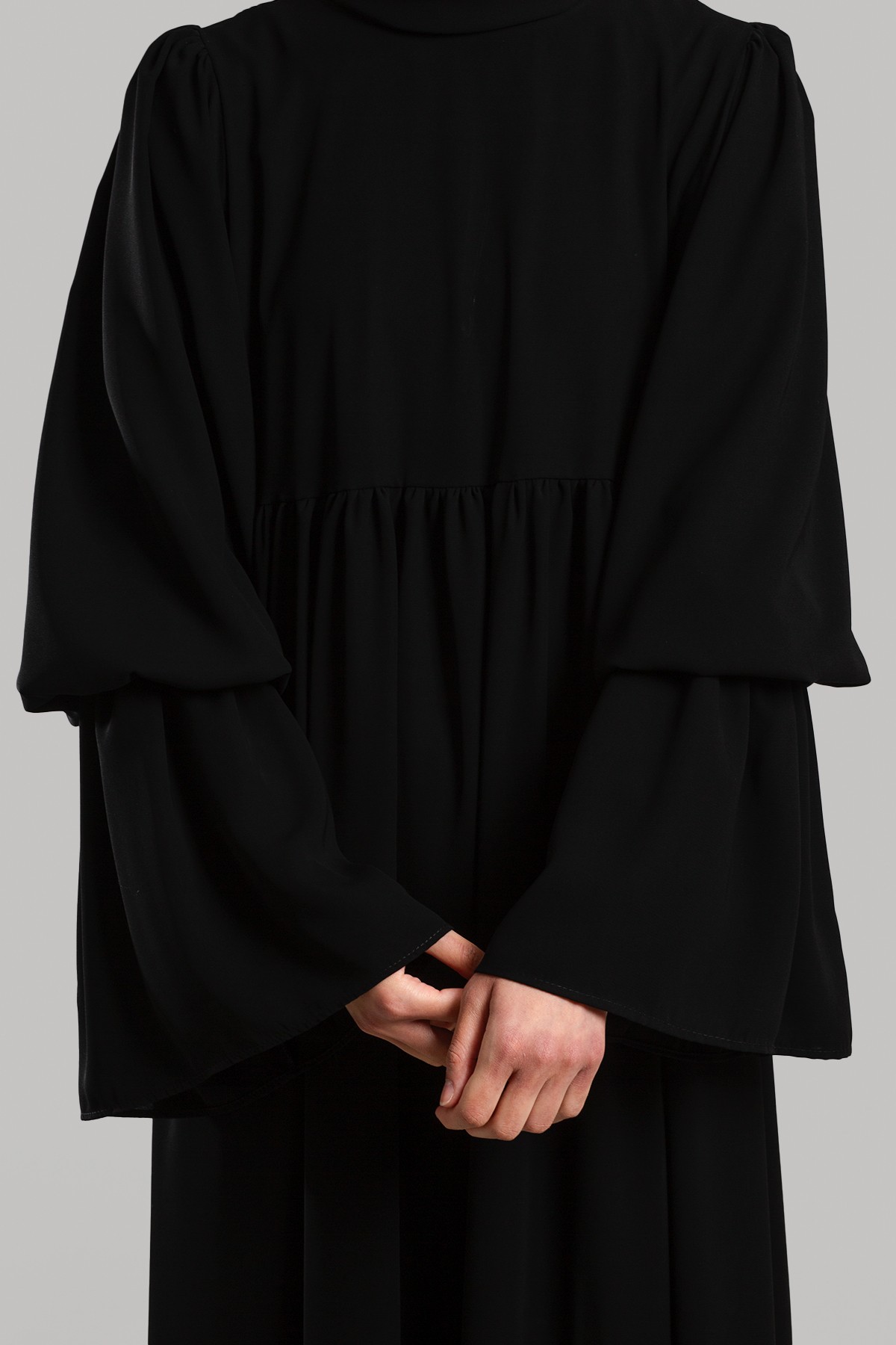 Shirred Sleeve Dress