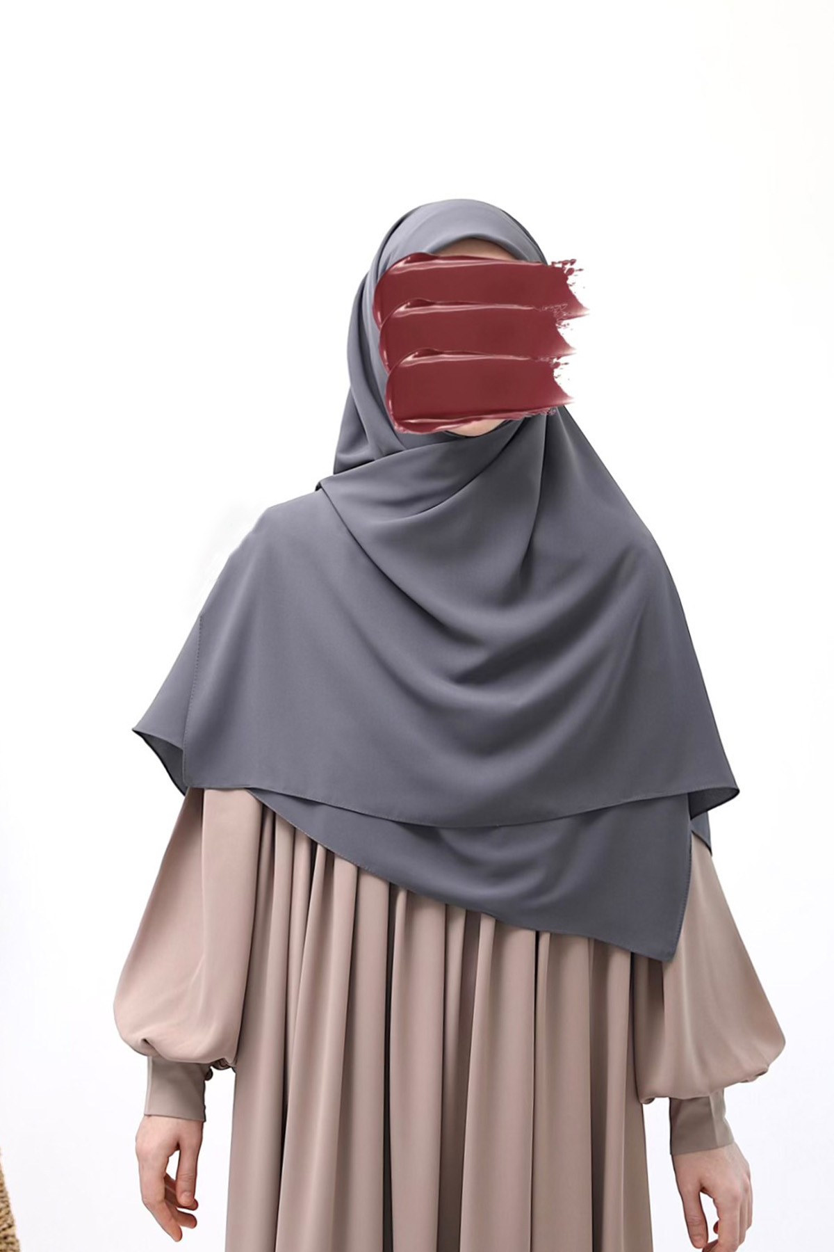 Square Hijab - Gray