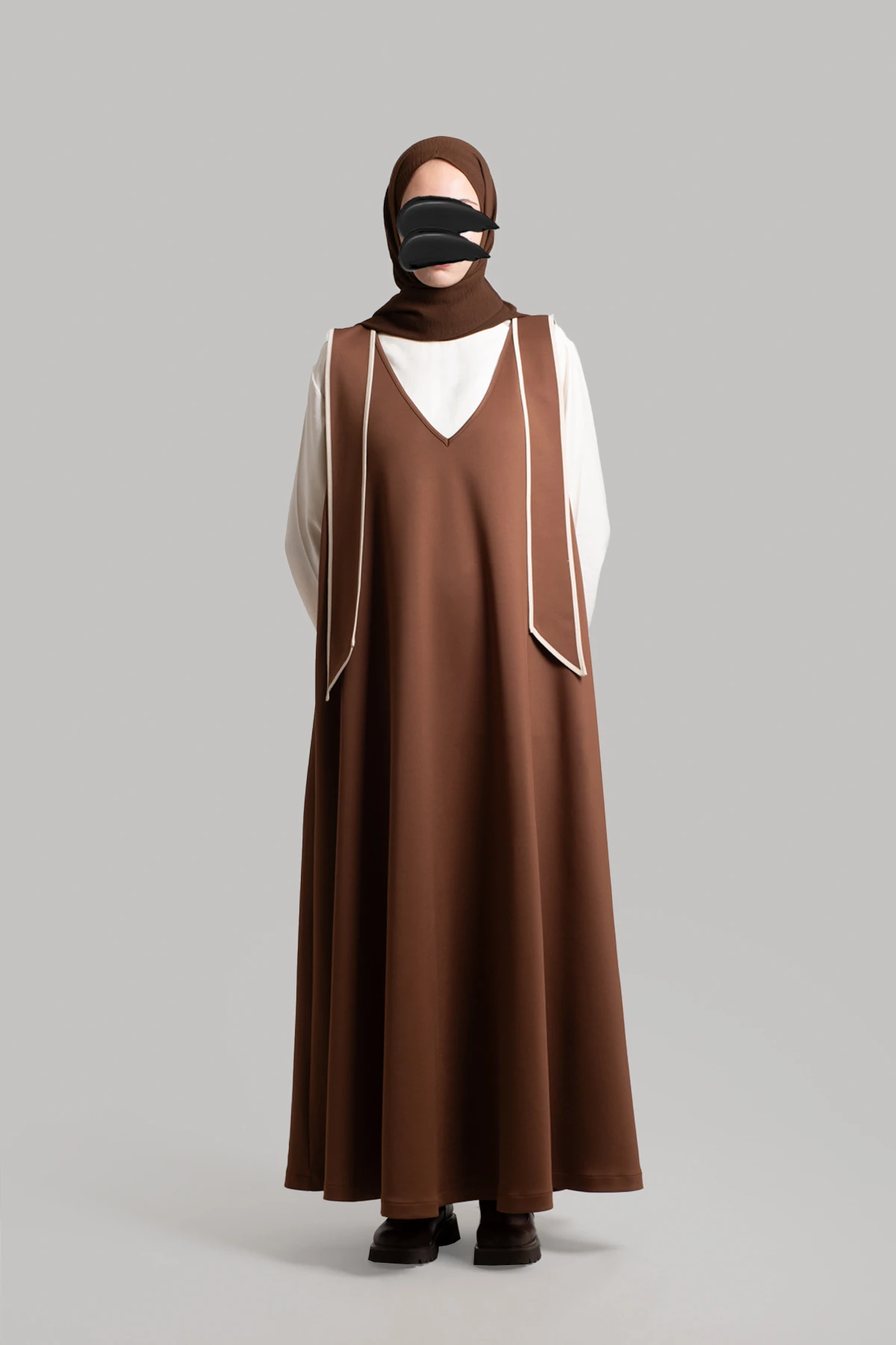 Bow-detailed Scuba Dress