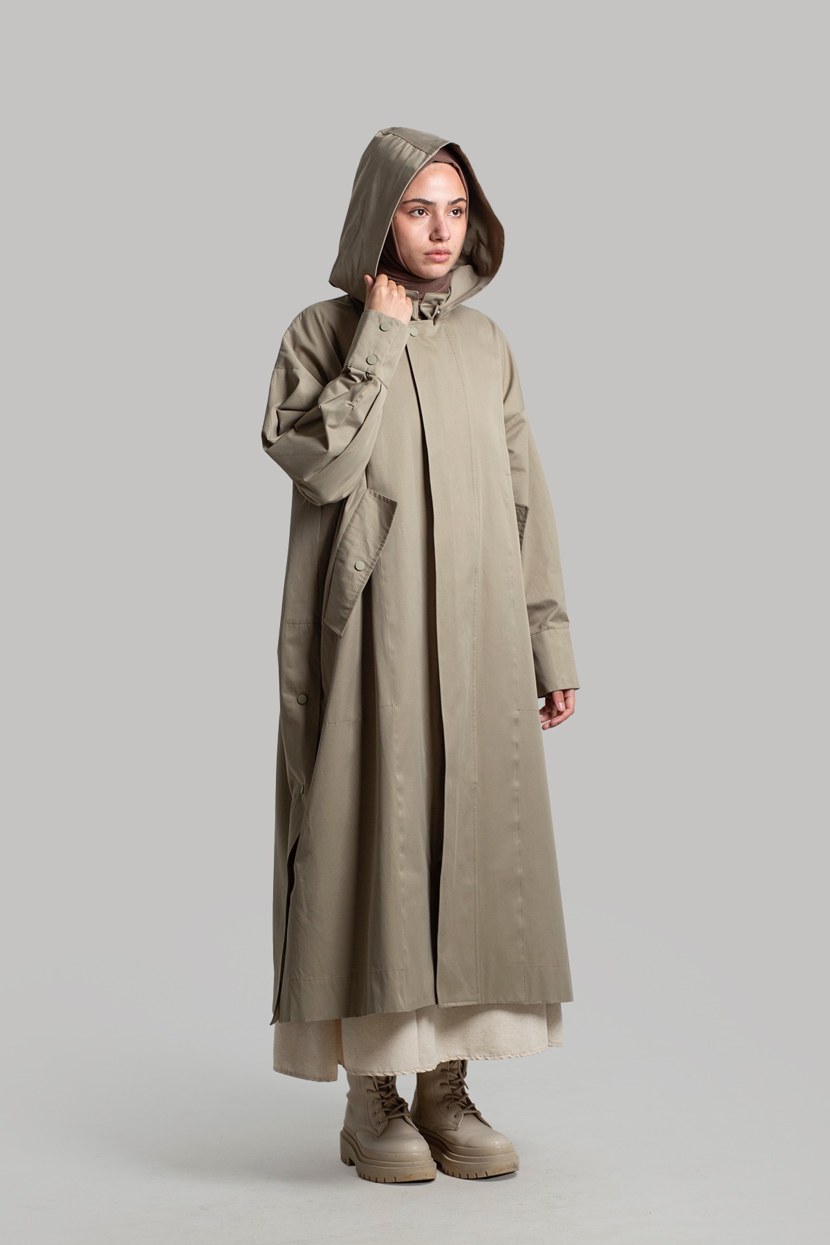 Parka Raincoat - Soft Green