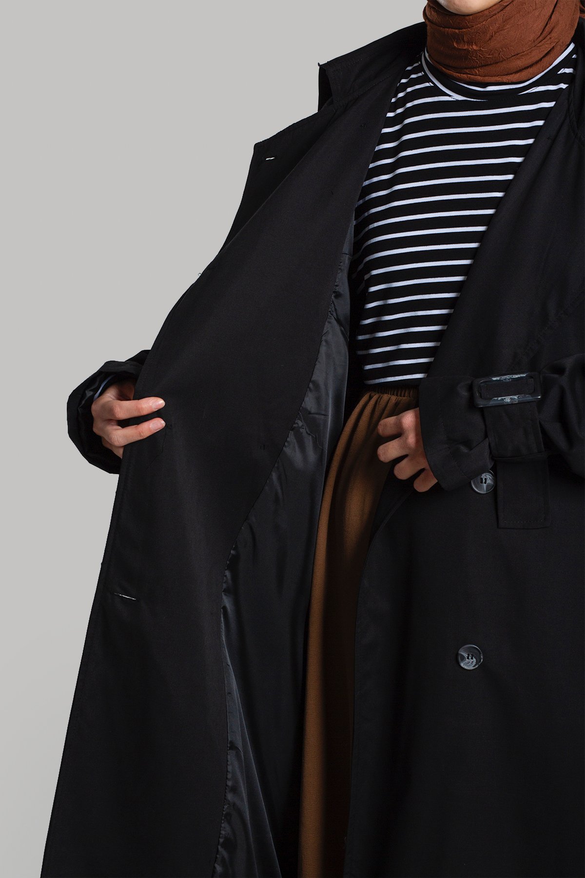 Buckle Trench Coat