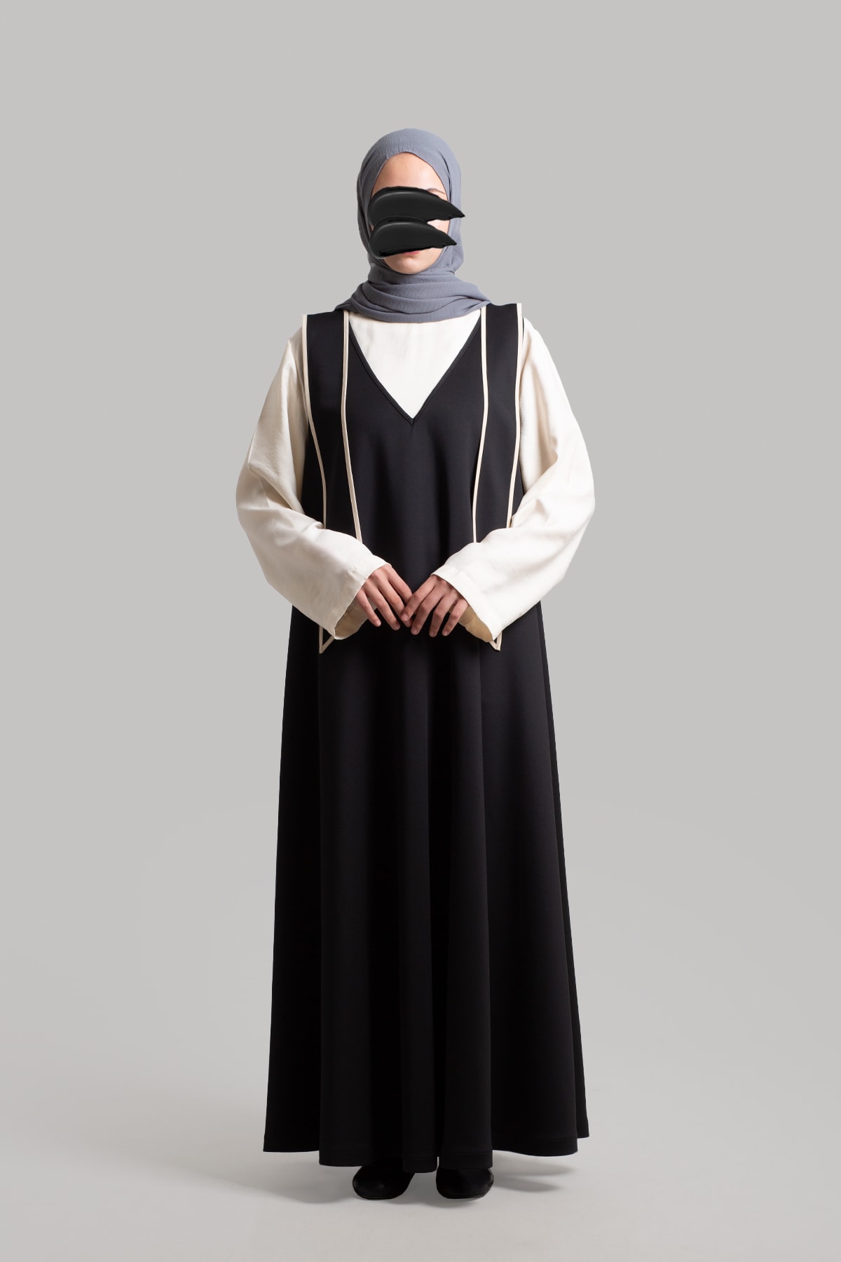 Bow-detailed Scuba Dress - Black