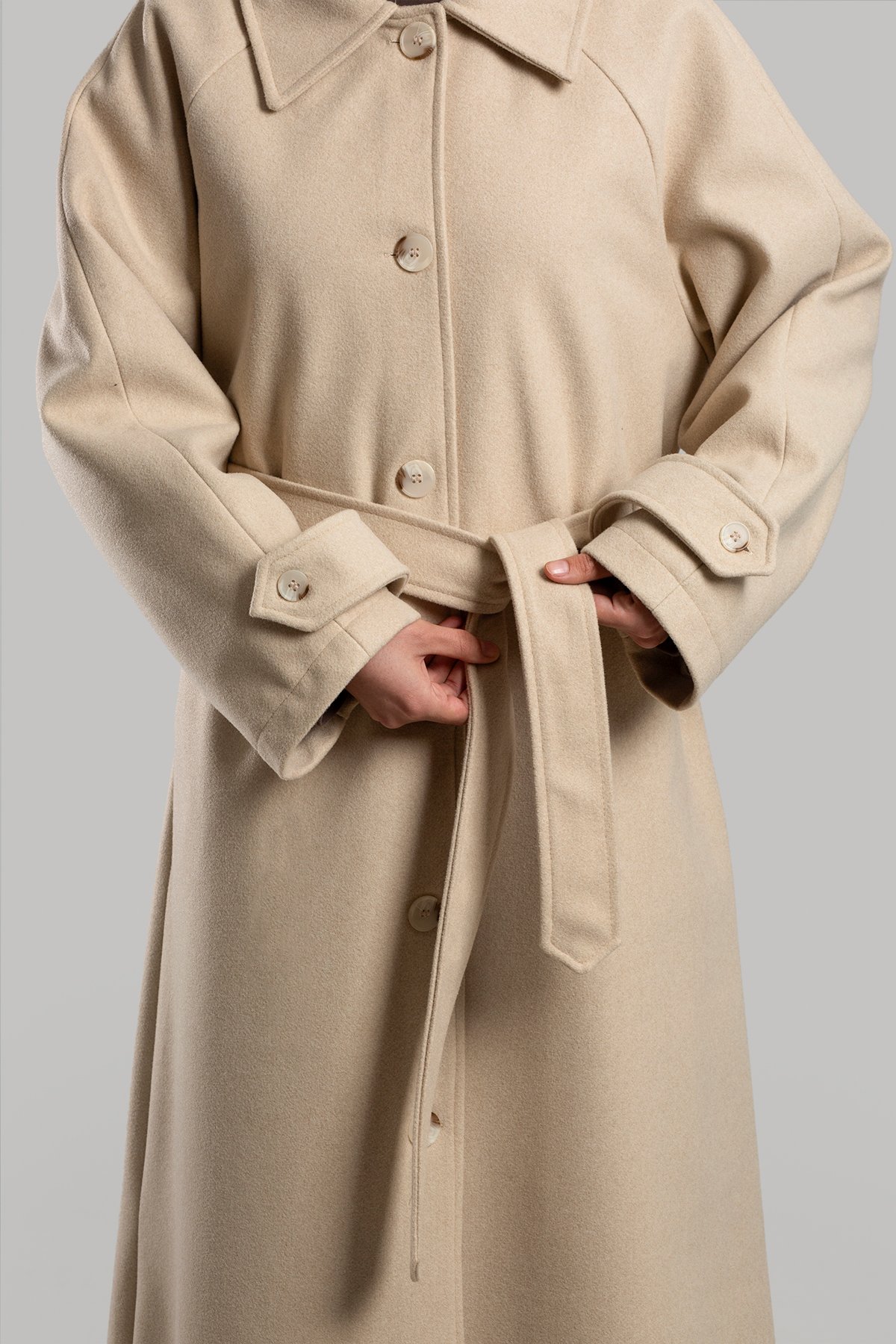 Buttoned Long Coat