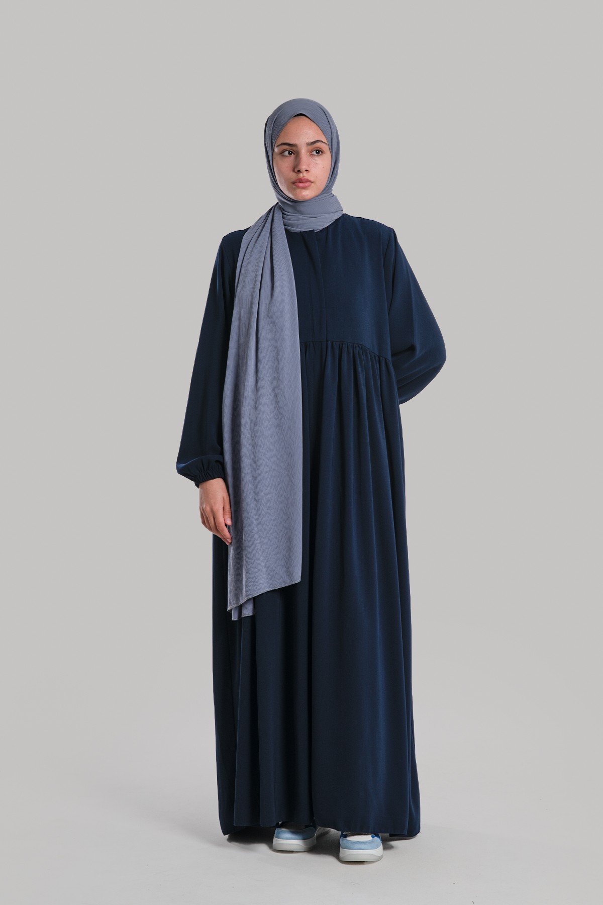 Doha Abaya - Navy Blue