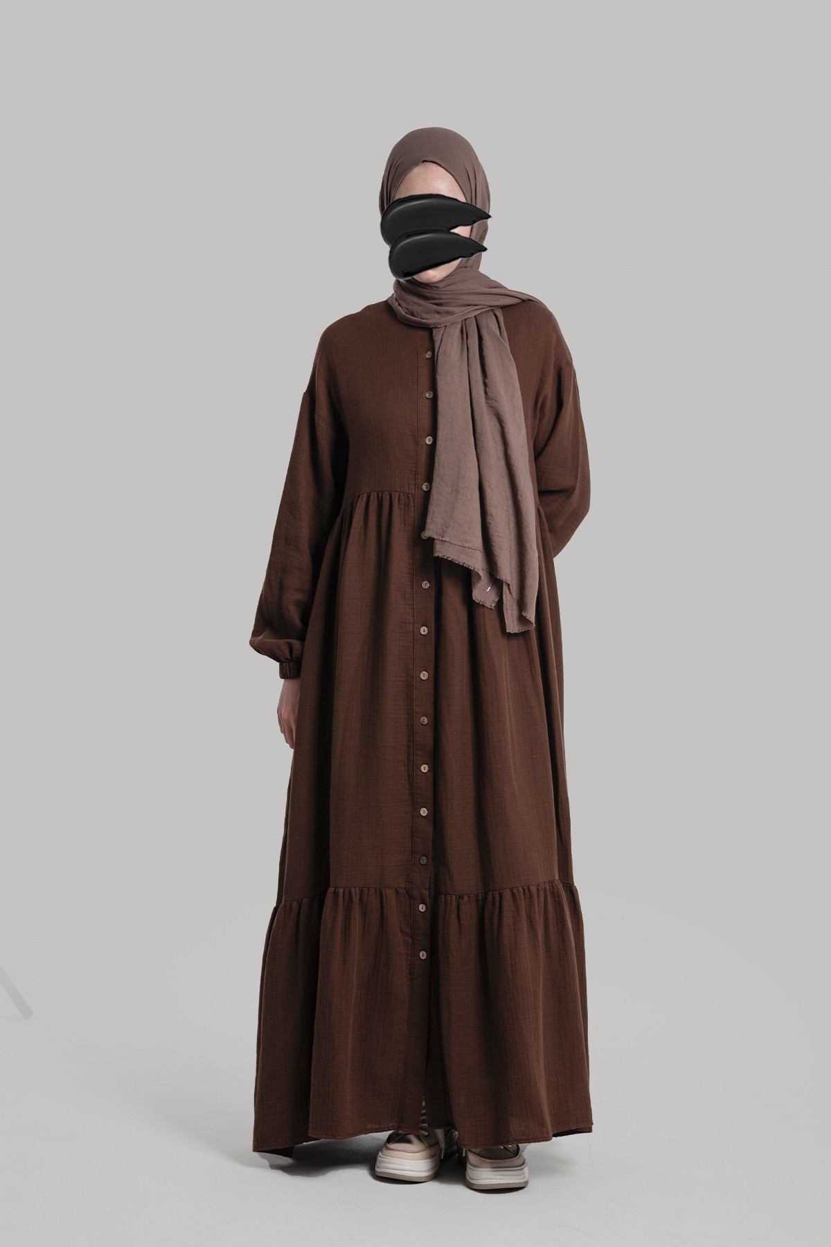 Muslin Dress - Coffee