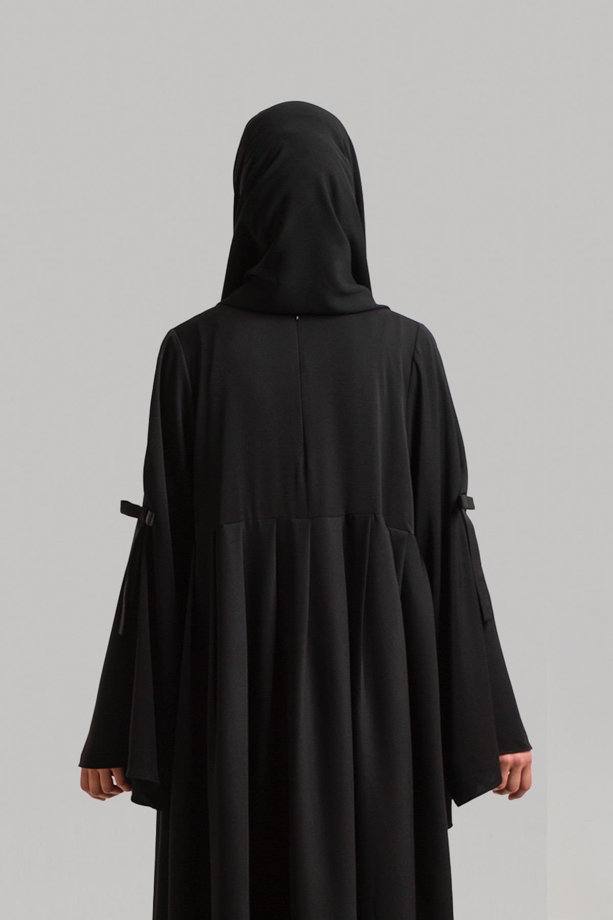 Bow-Accented Abaya