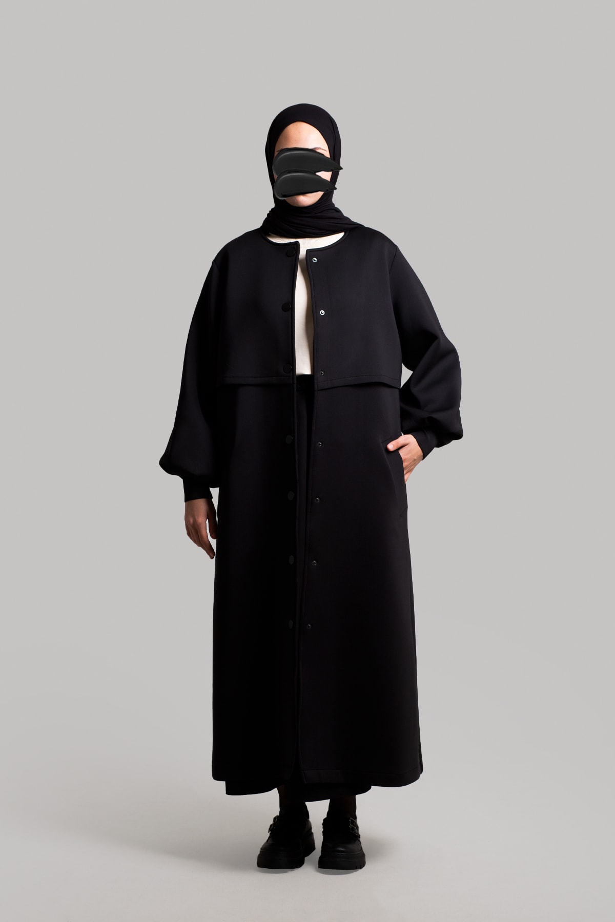 Puffy Scuba Coat