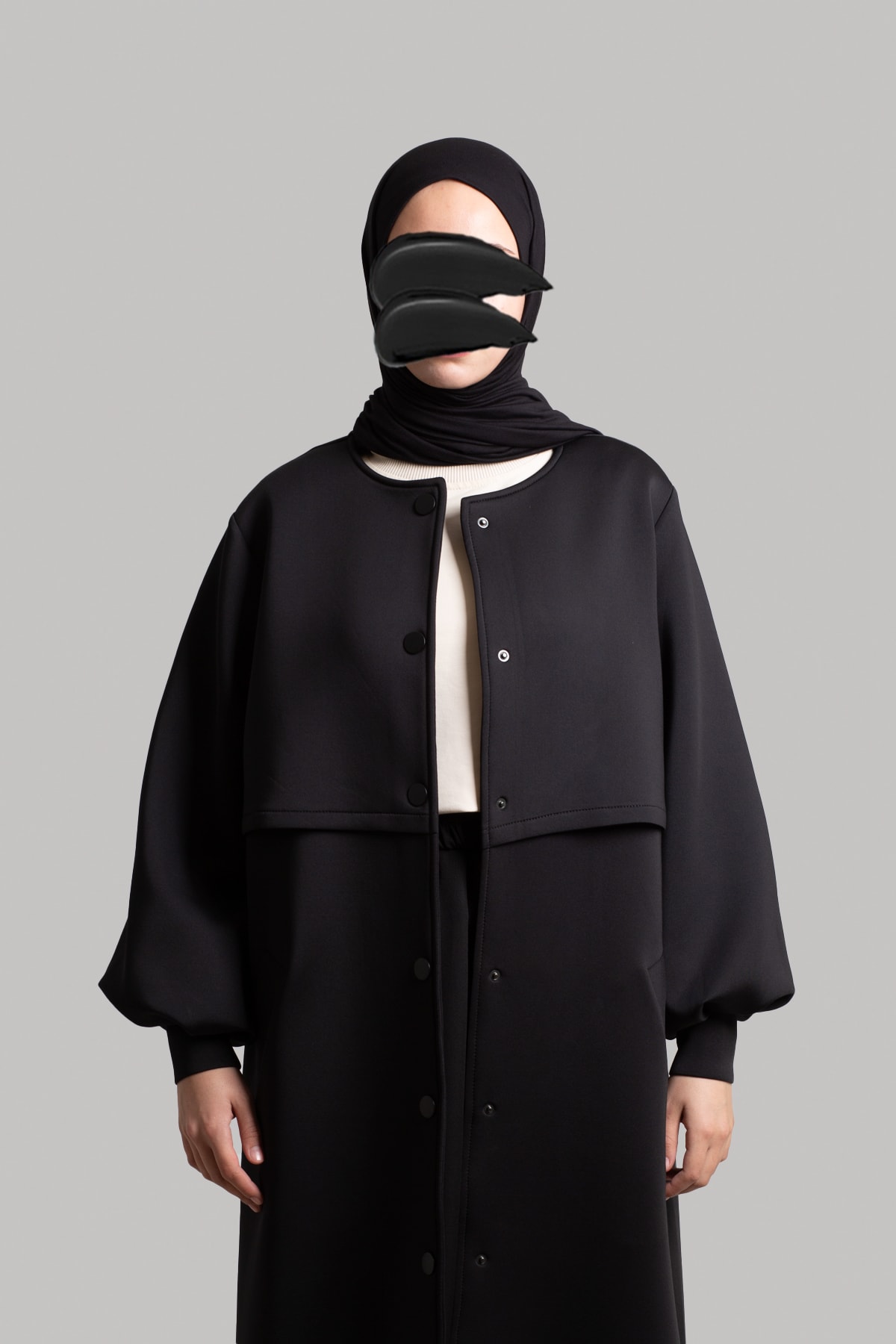 Puffy Scuba Coat