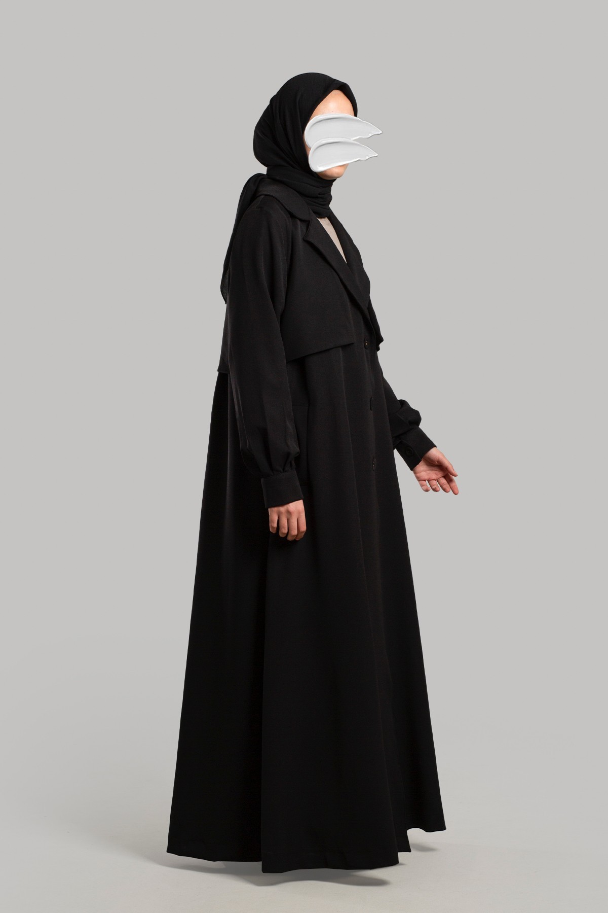 Trench Abaya