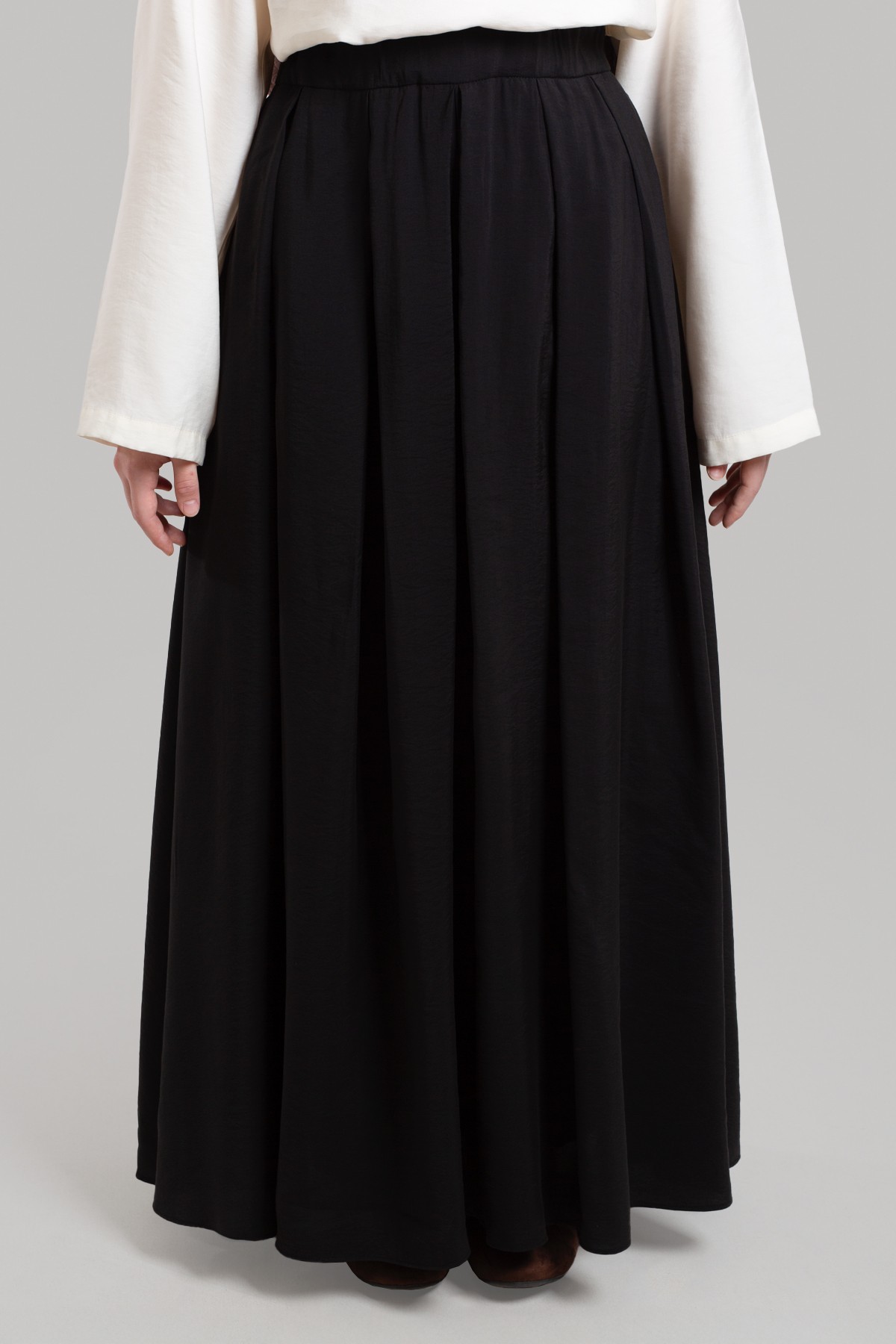 Pleated Modal Skirt