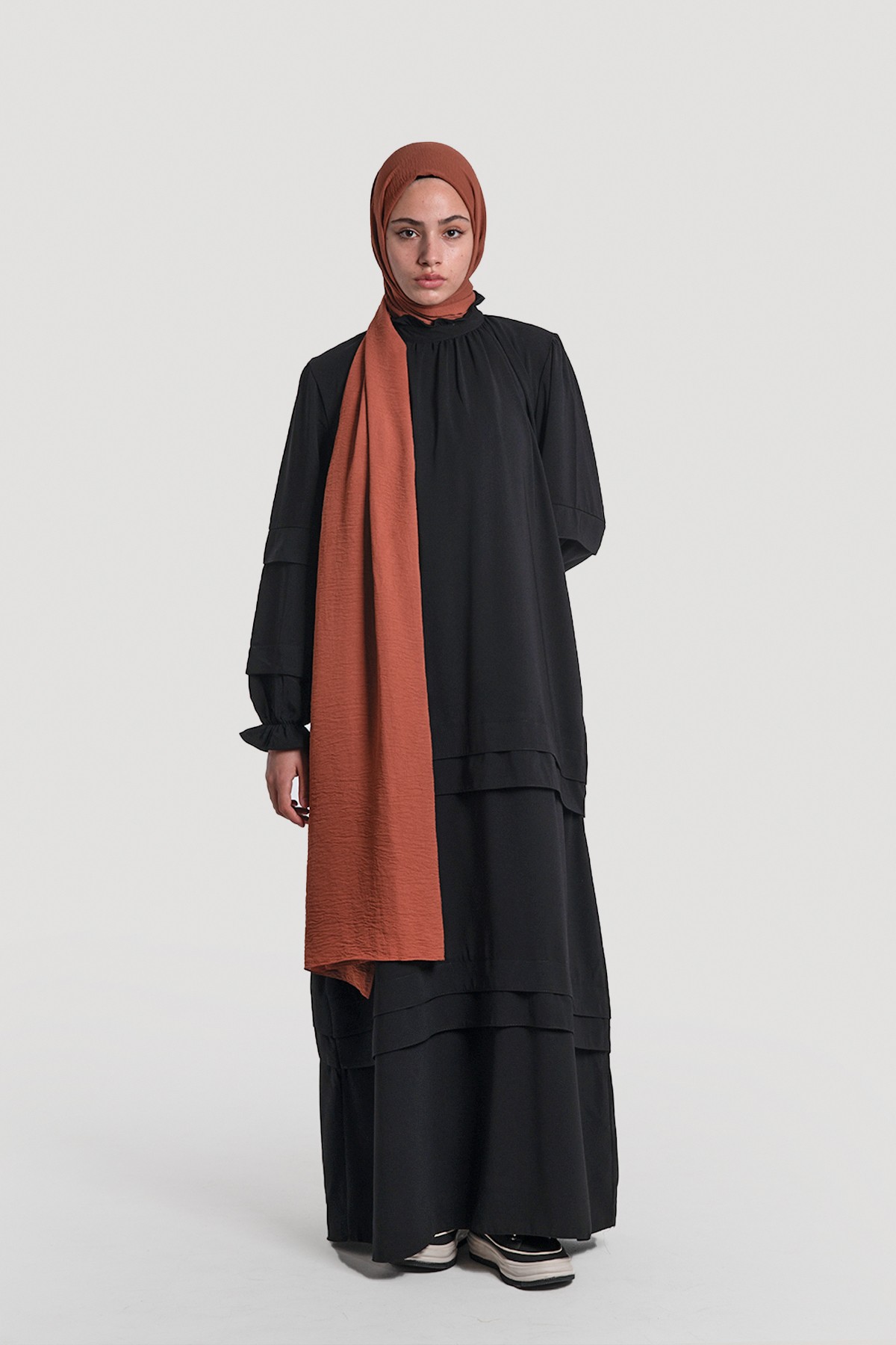 Laurel Dress Abaya - Black