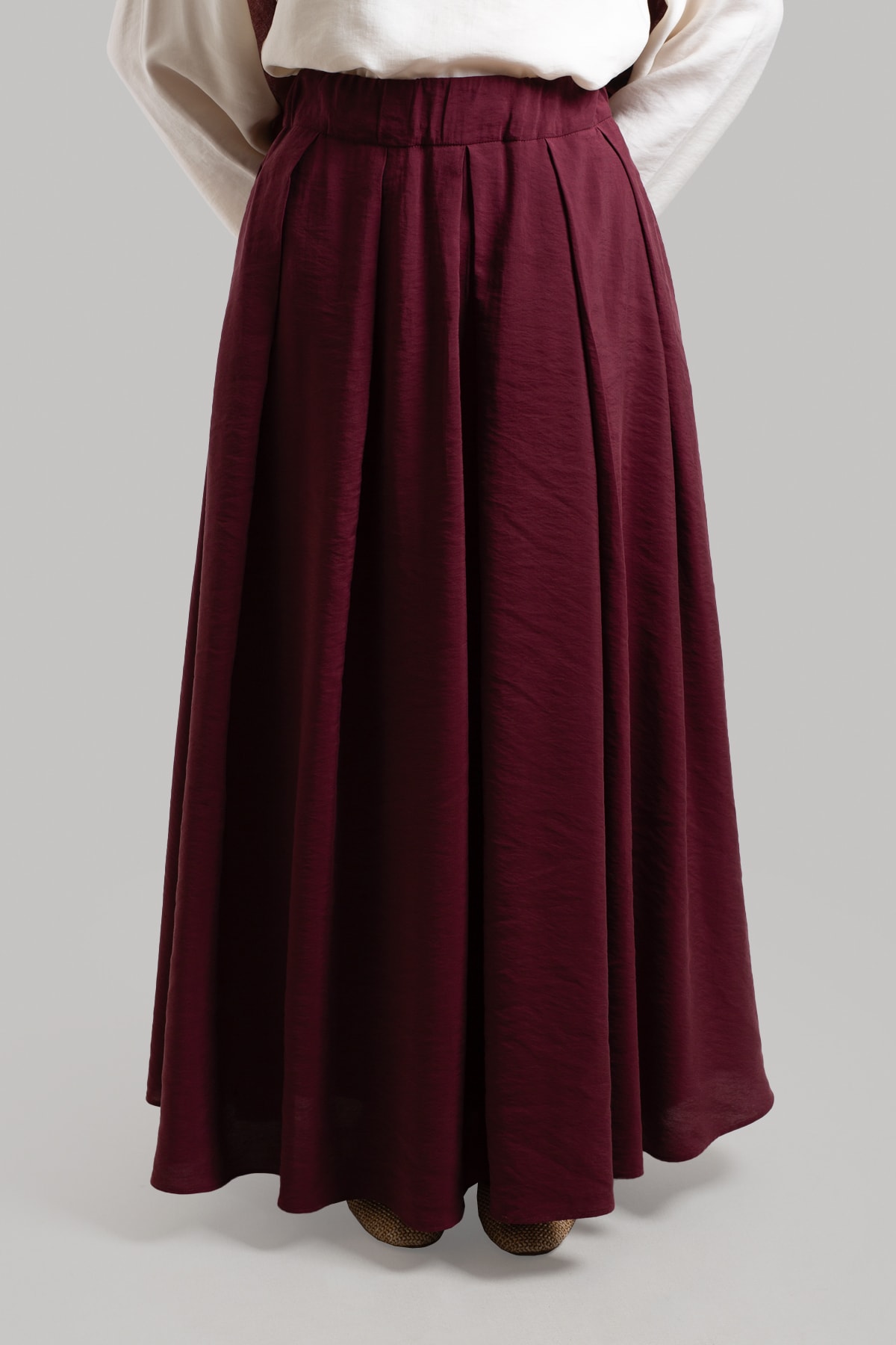 Pleated Modal Skirt