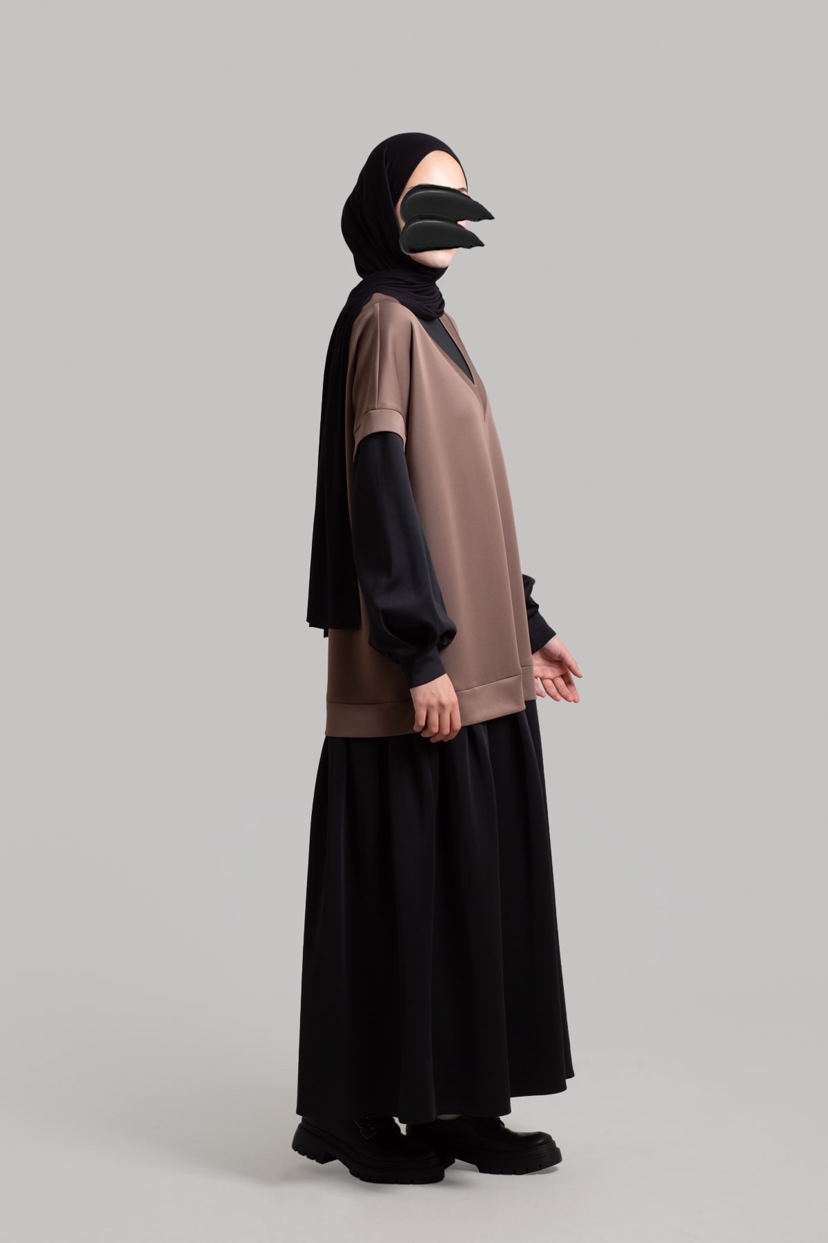 Sweater Vest Sweatshirt Dress