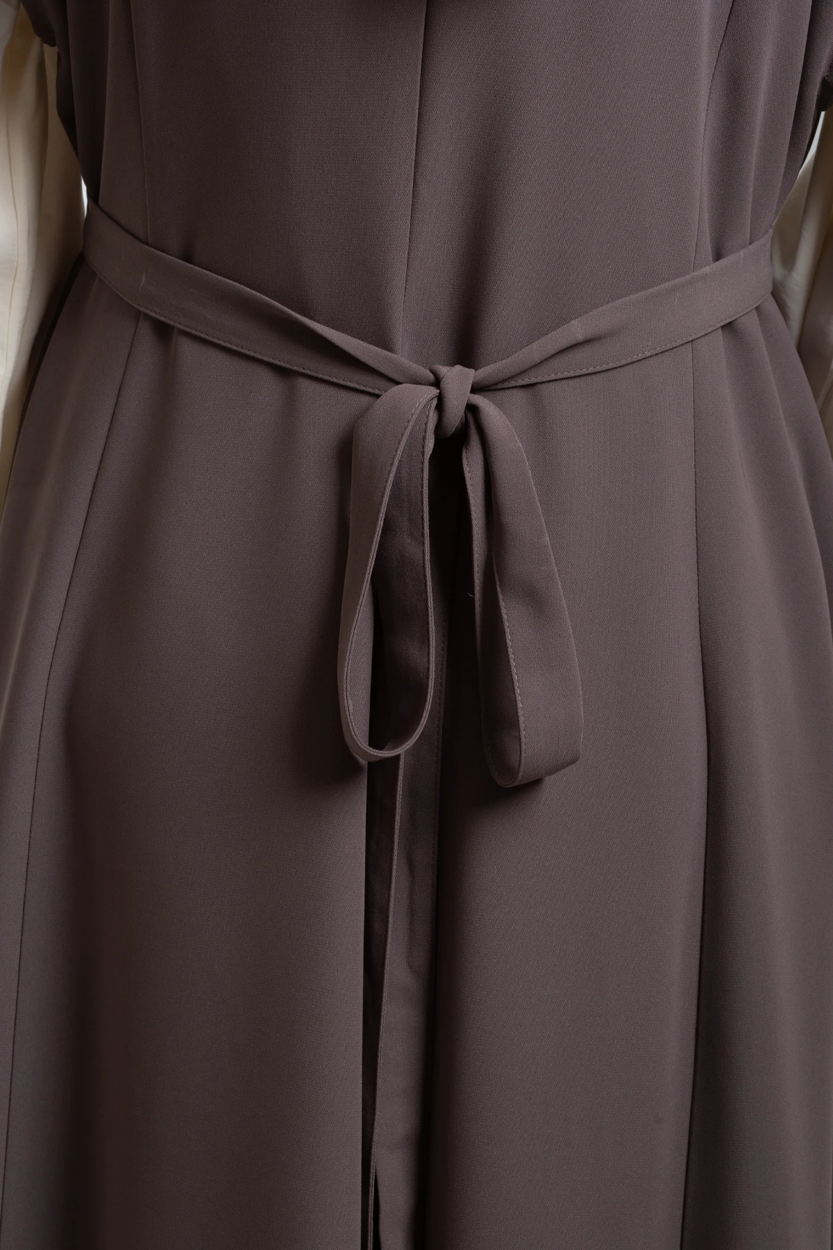 Wrap Crepe Pinafore Dress