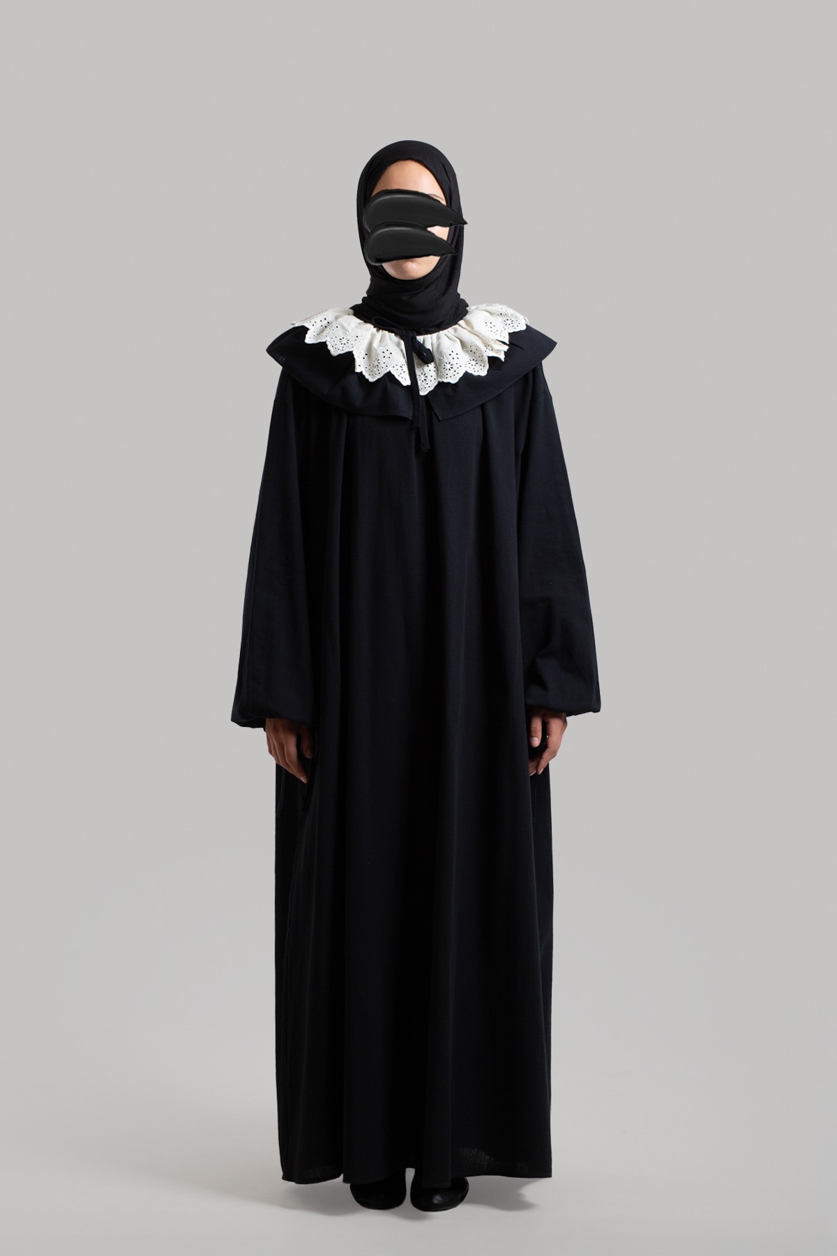 Collared Linen Dress