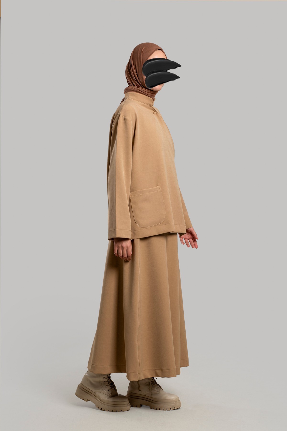 Wrap Top and Skirt Set