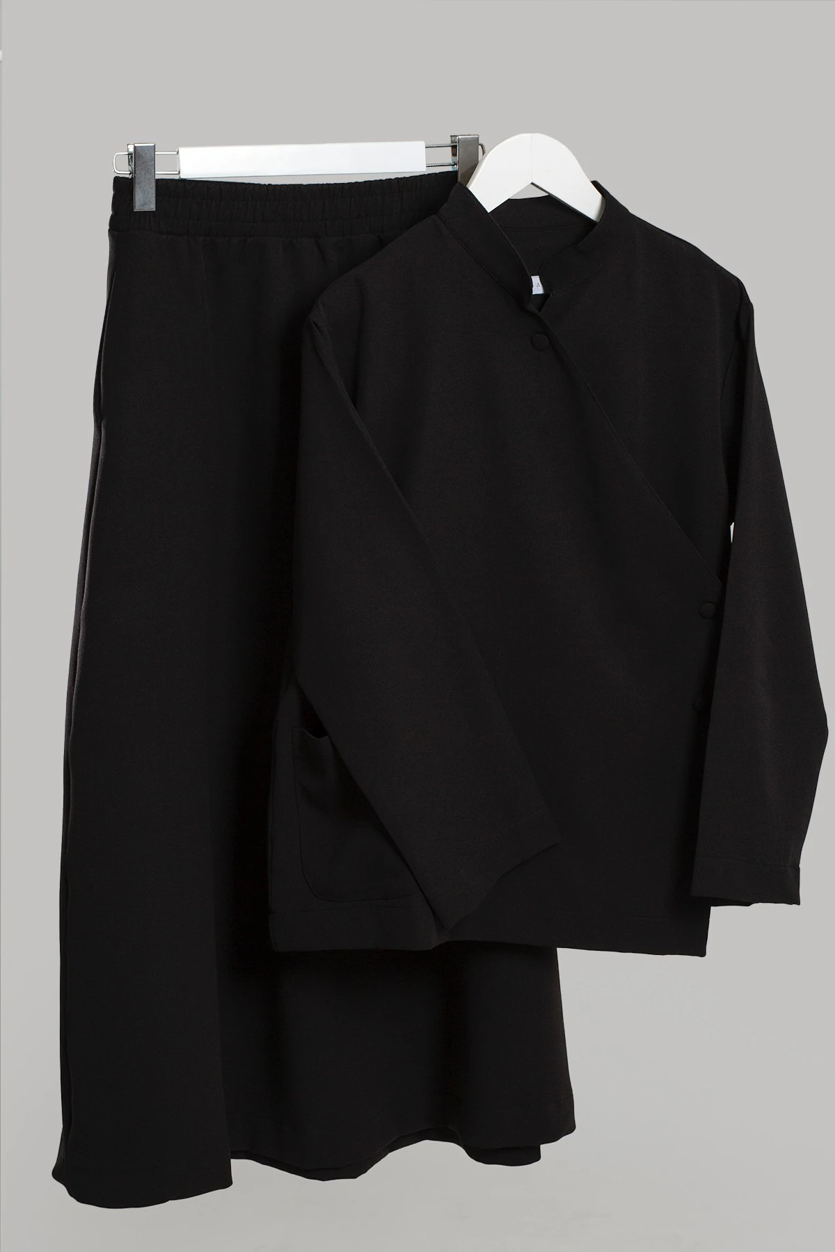 Wrap Top and Skirt Set