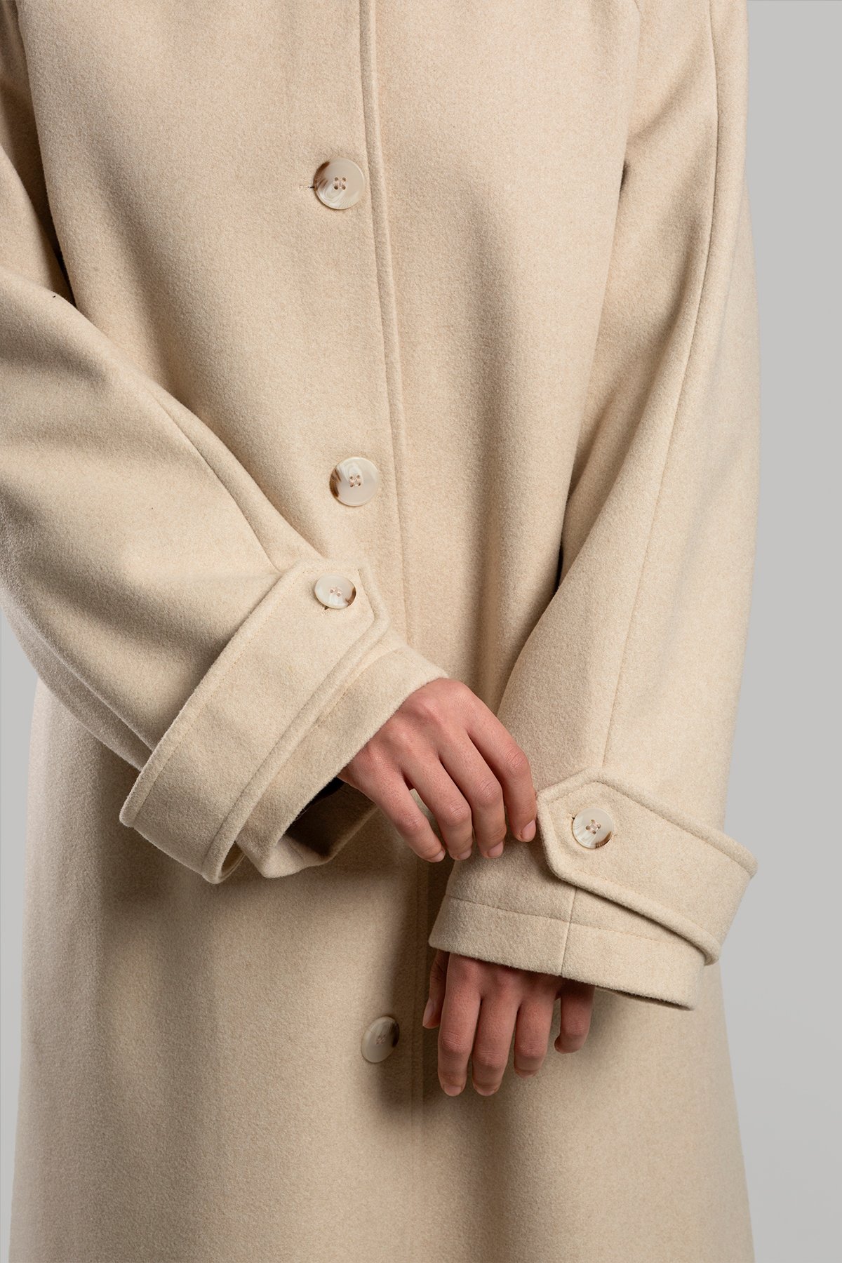 Buttoned Long Coat