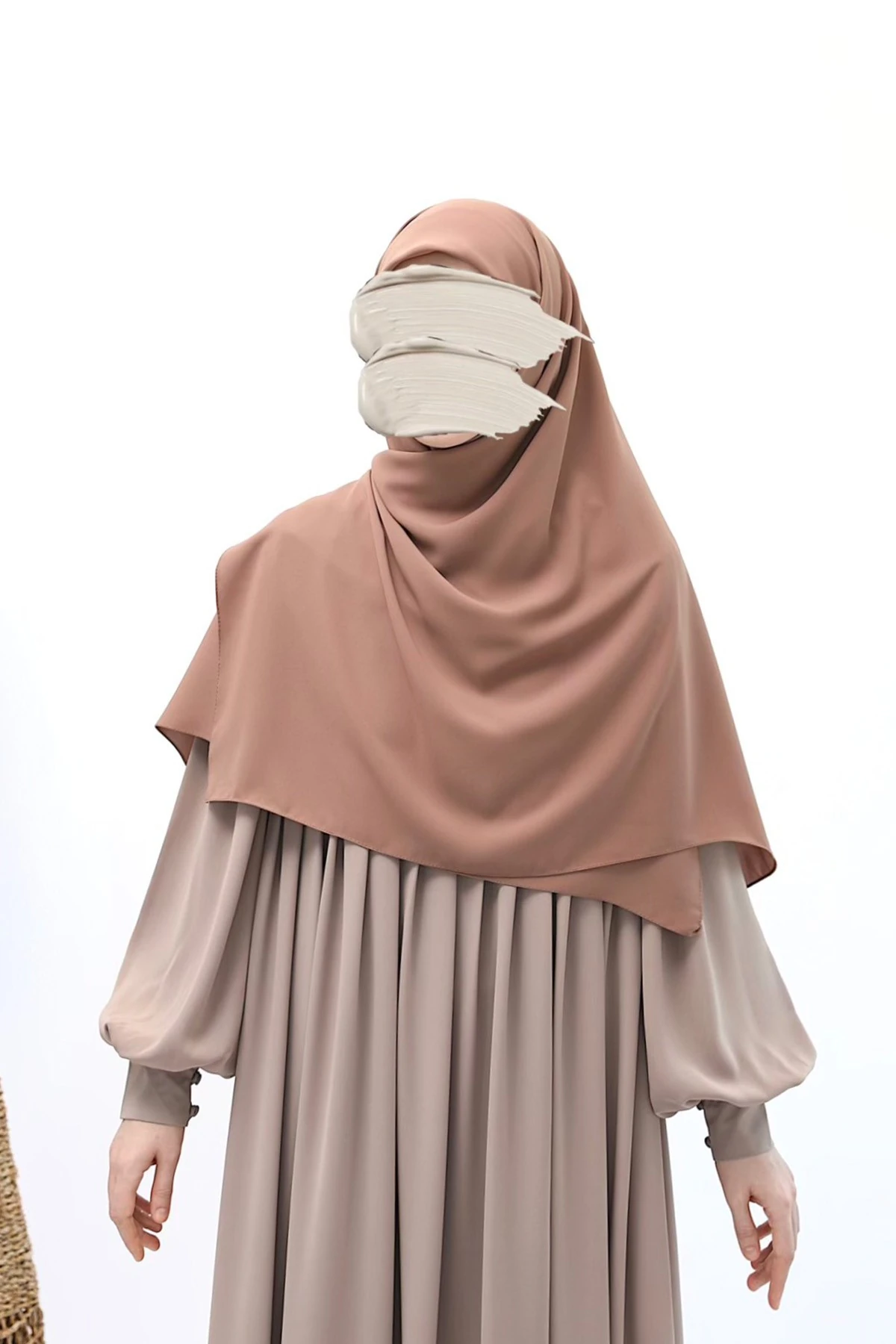 Square Hijab - Soft Cinnamon