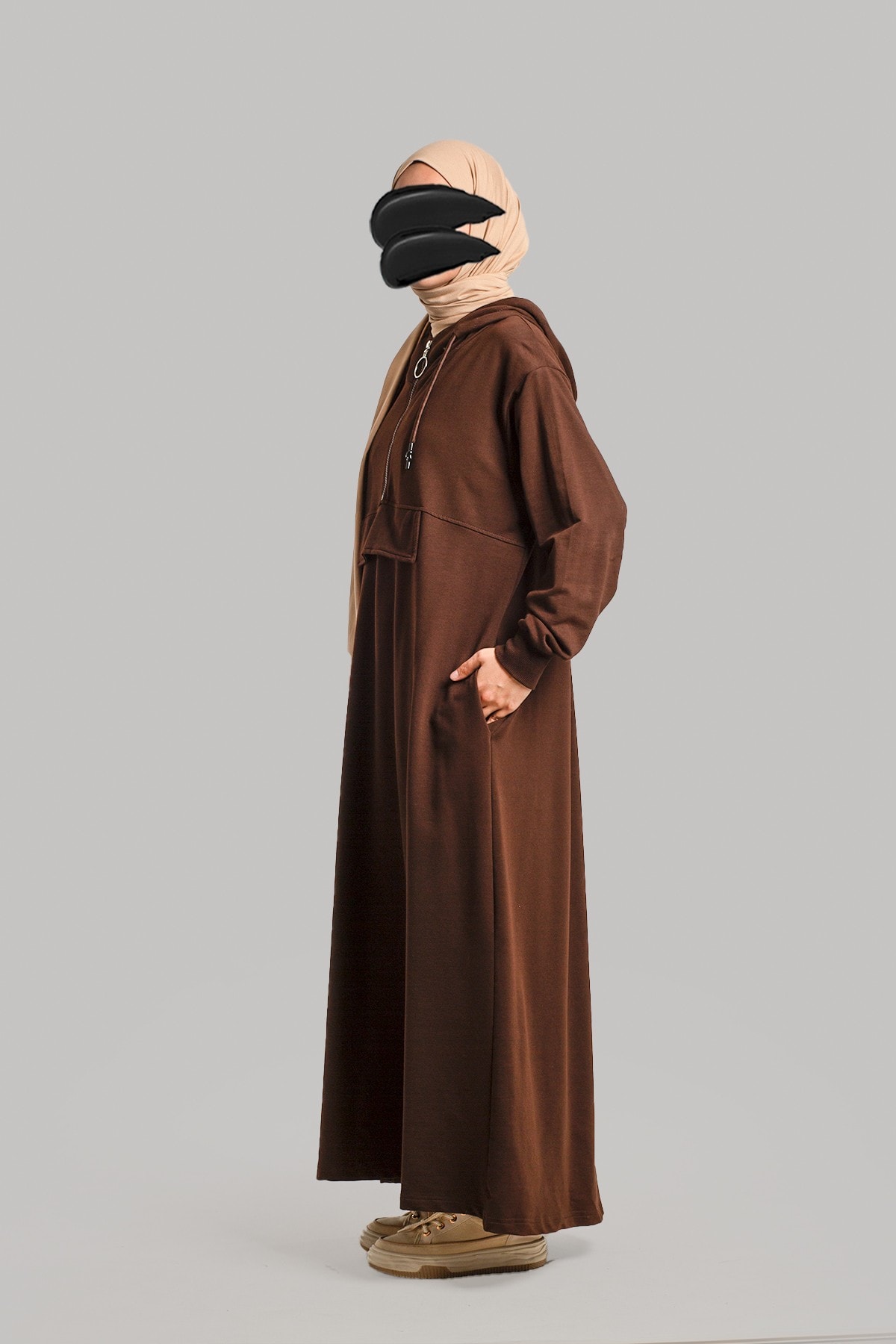 Hooded Knitted Dress