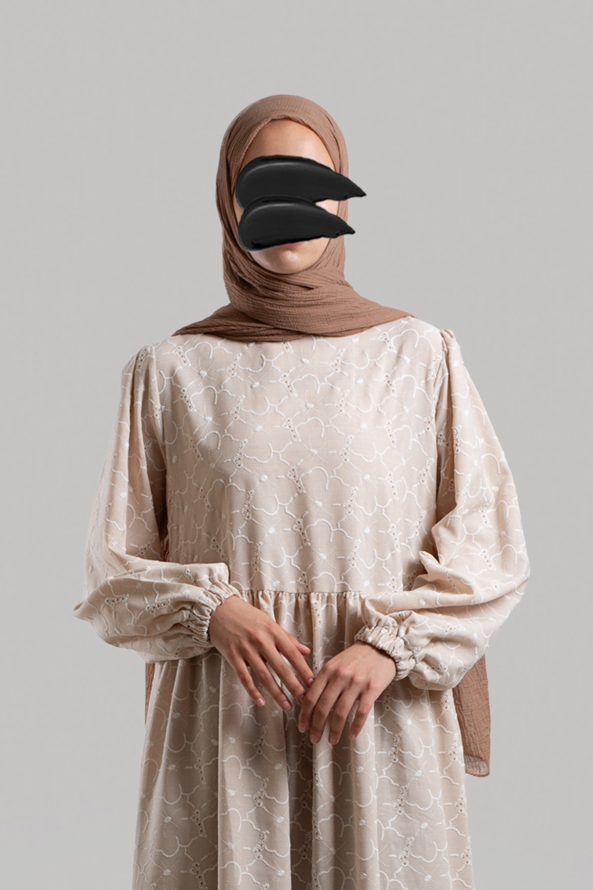 Jacquard Linen Dress