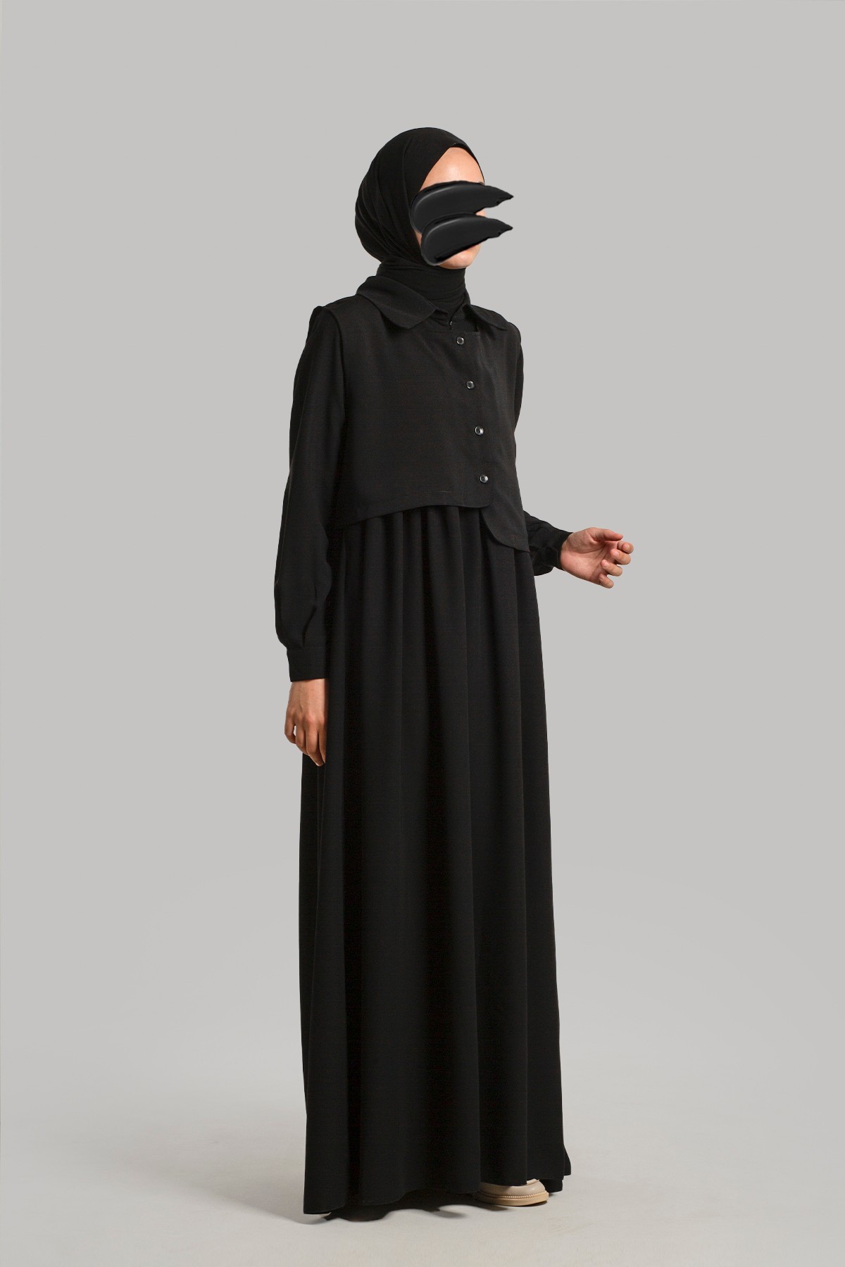 Asymmetric Abaya