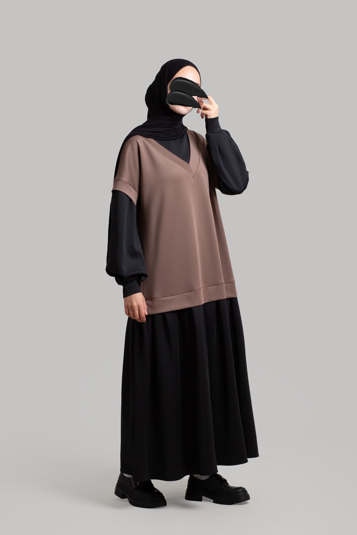 Sweater Vest Sweatshirt Dress