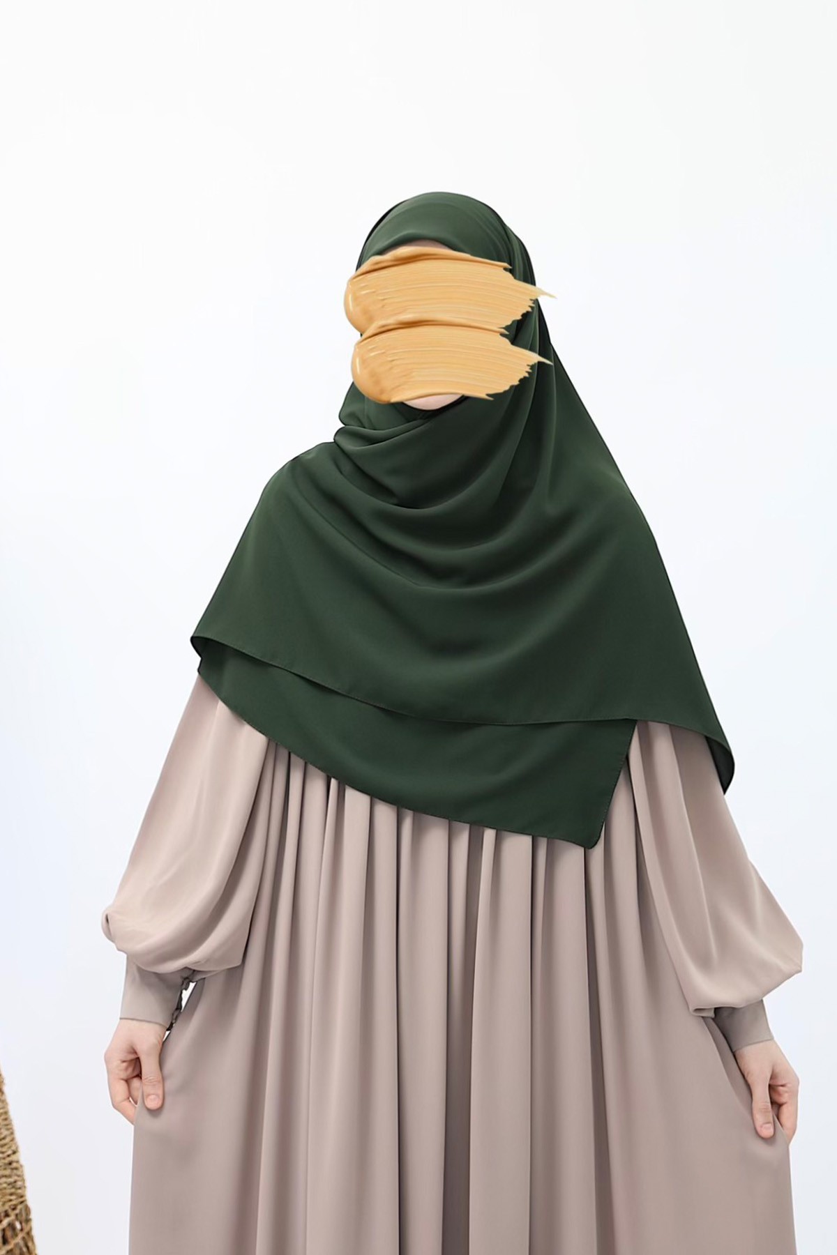 Square Hijab - Khaki