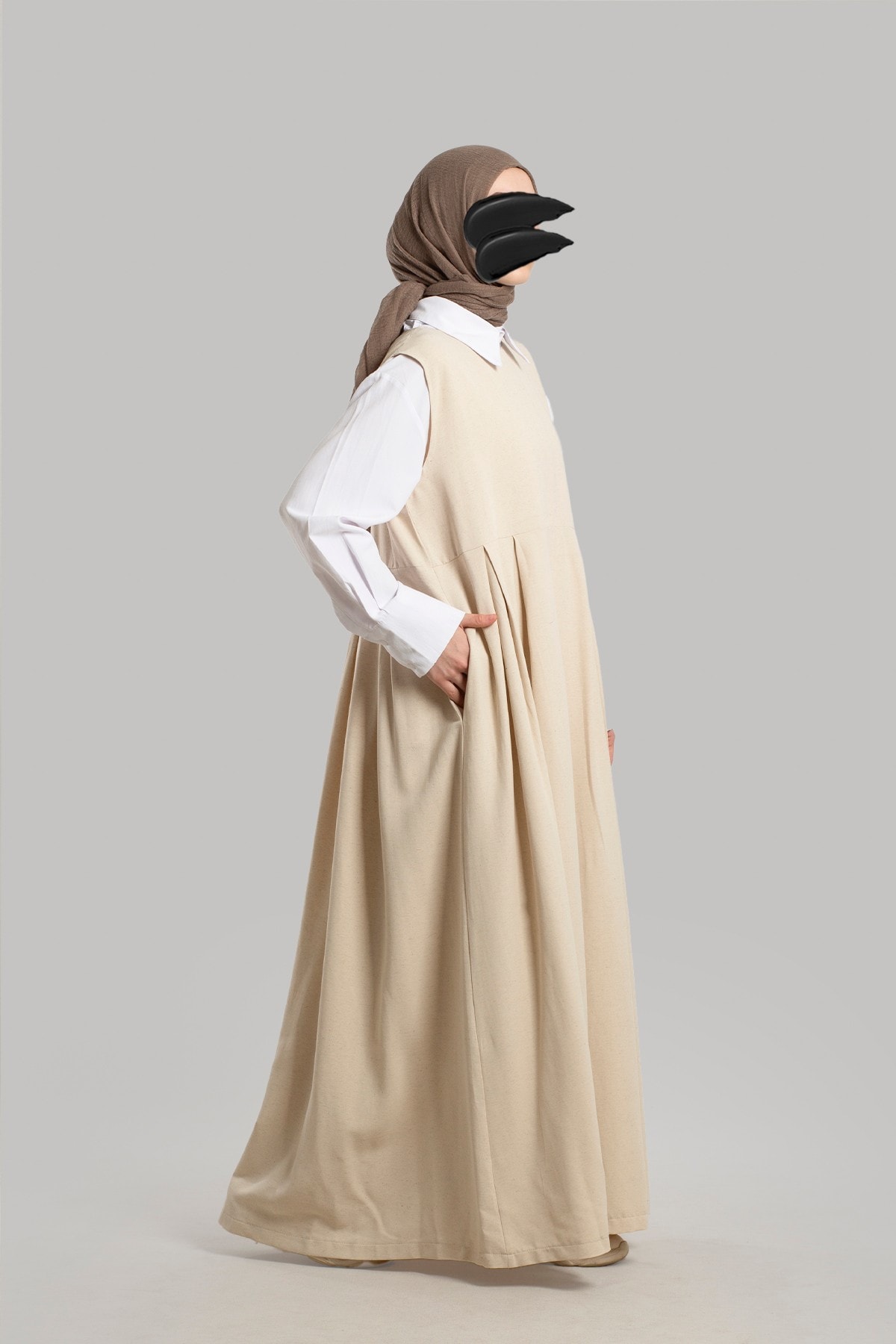 Linen Vest Dress