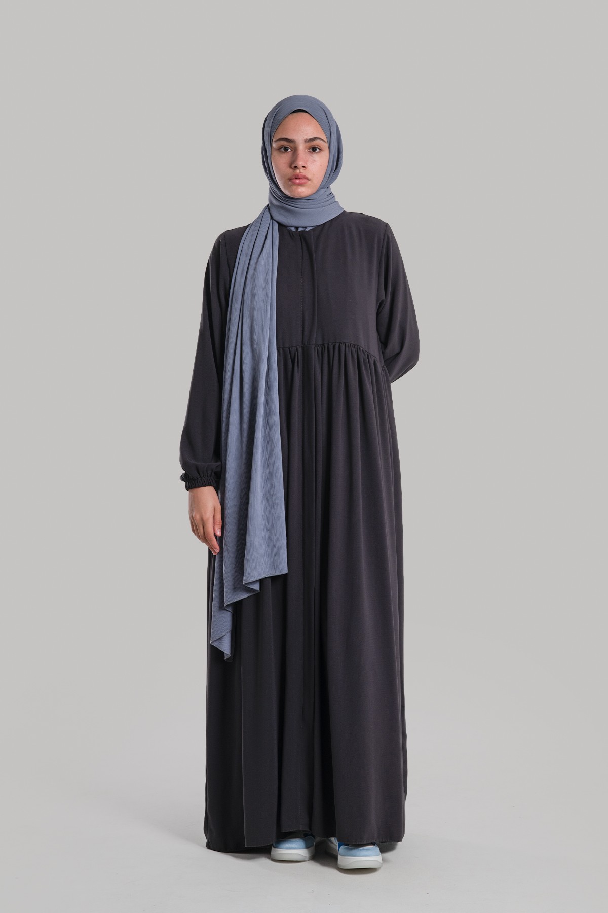 Doha Abaya - Dark Gray