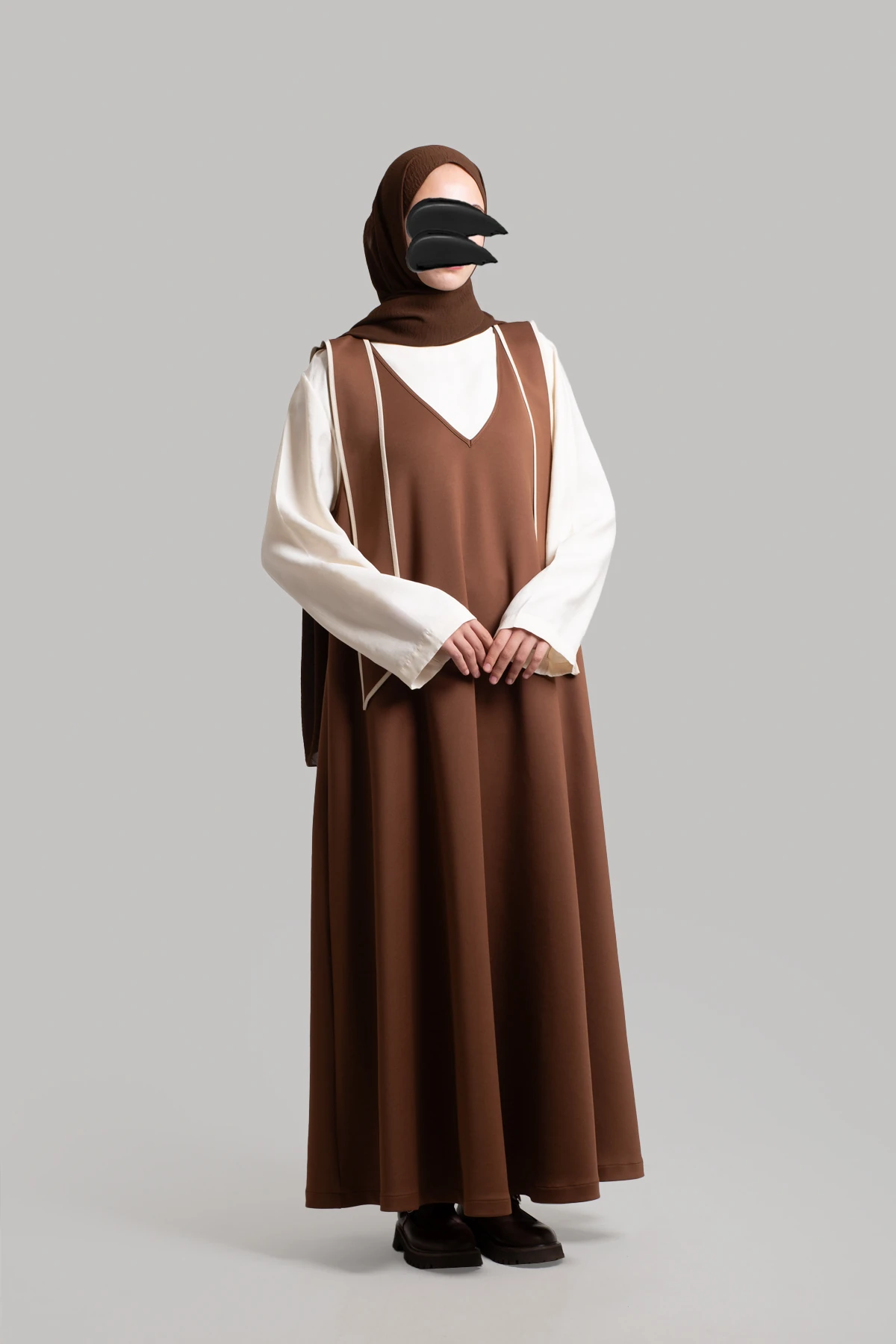 Bow-detailed Scuba Dress