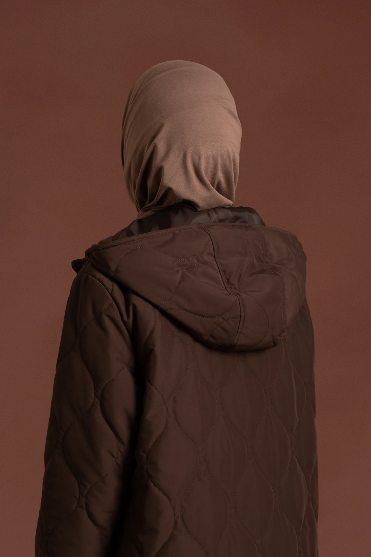 Hooded Long Quilted Coat