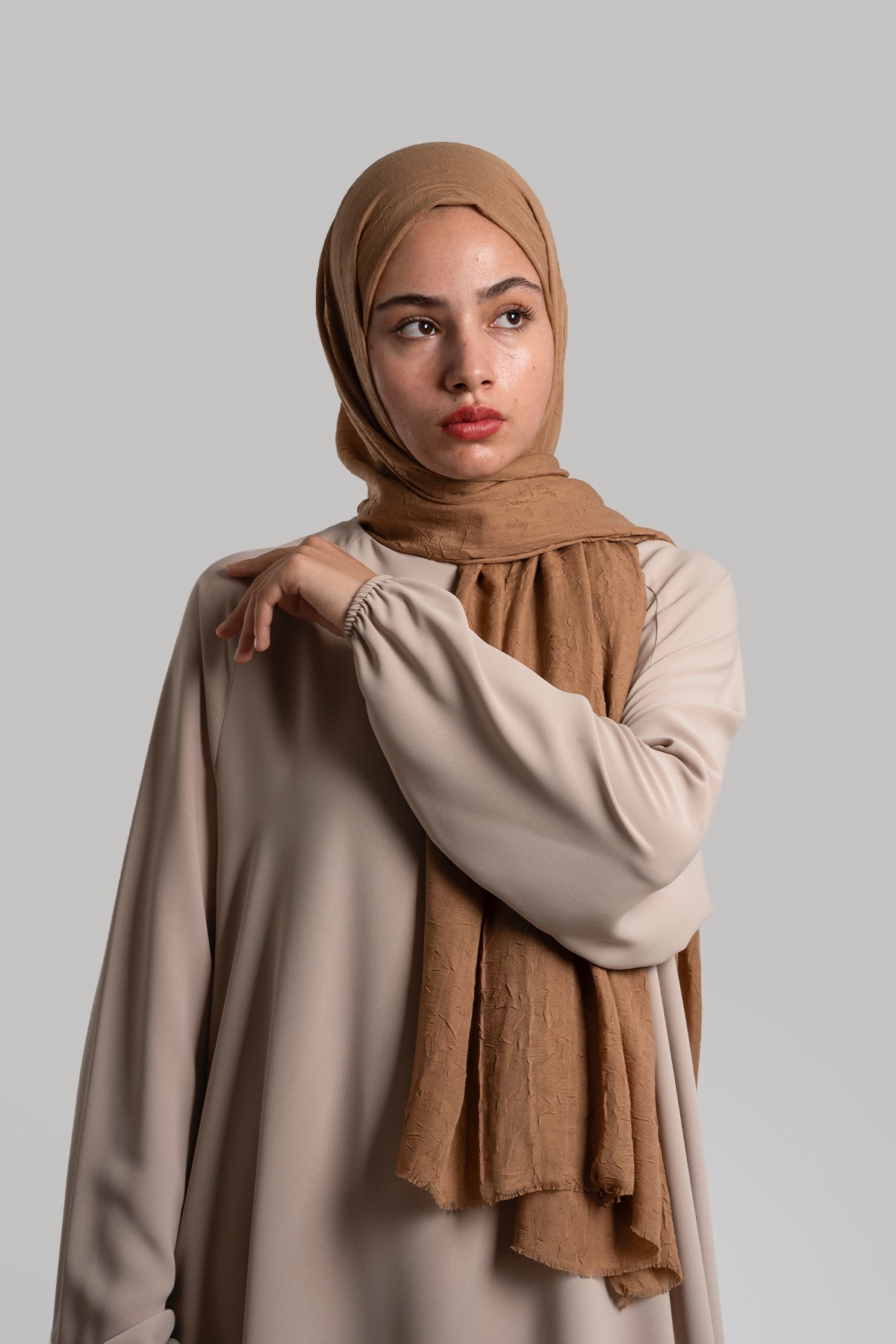 Bamboo Shawl - Milky Brown