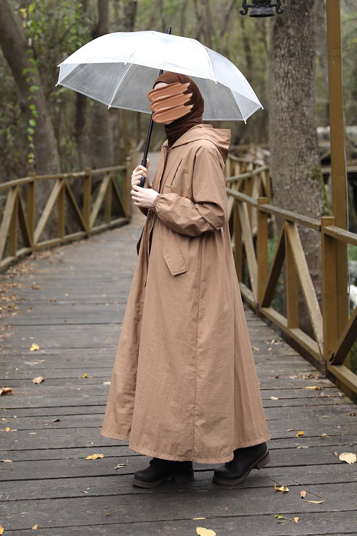 Premium Raincoat - Camel
