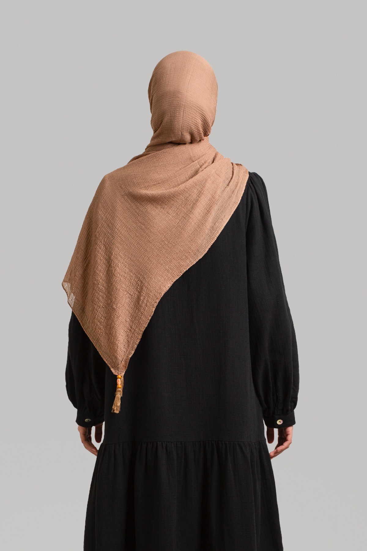 Half-Button Muslin Dress
