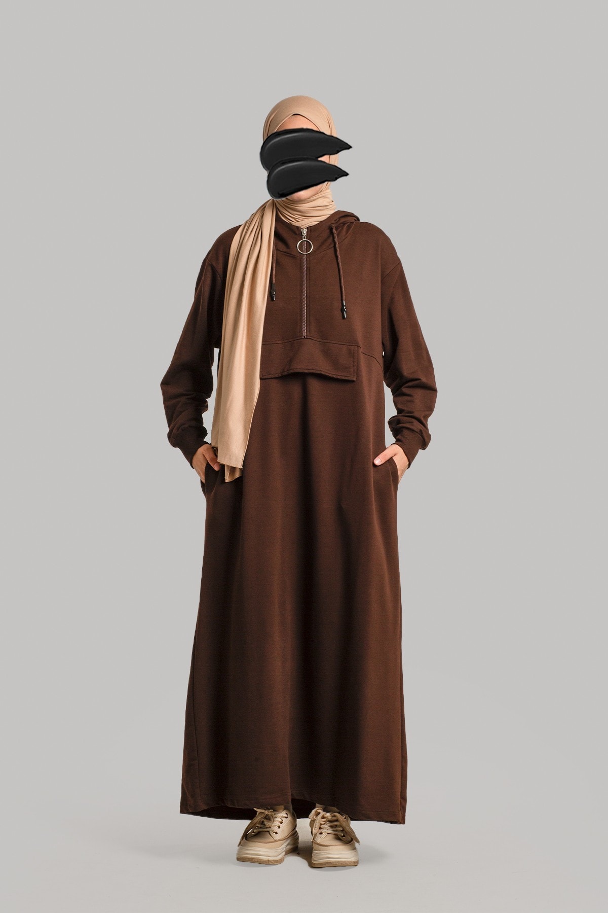 Hooded Knitted Dress