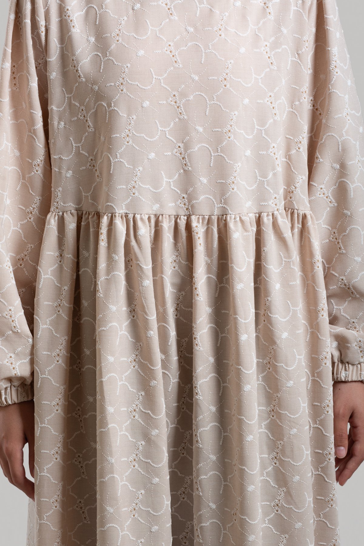 Jacquard Linen Dress