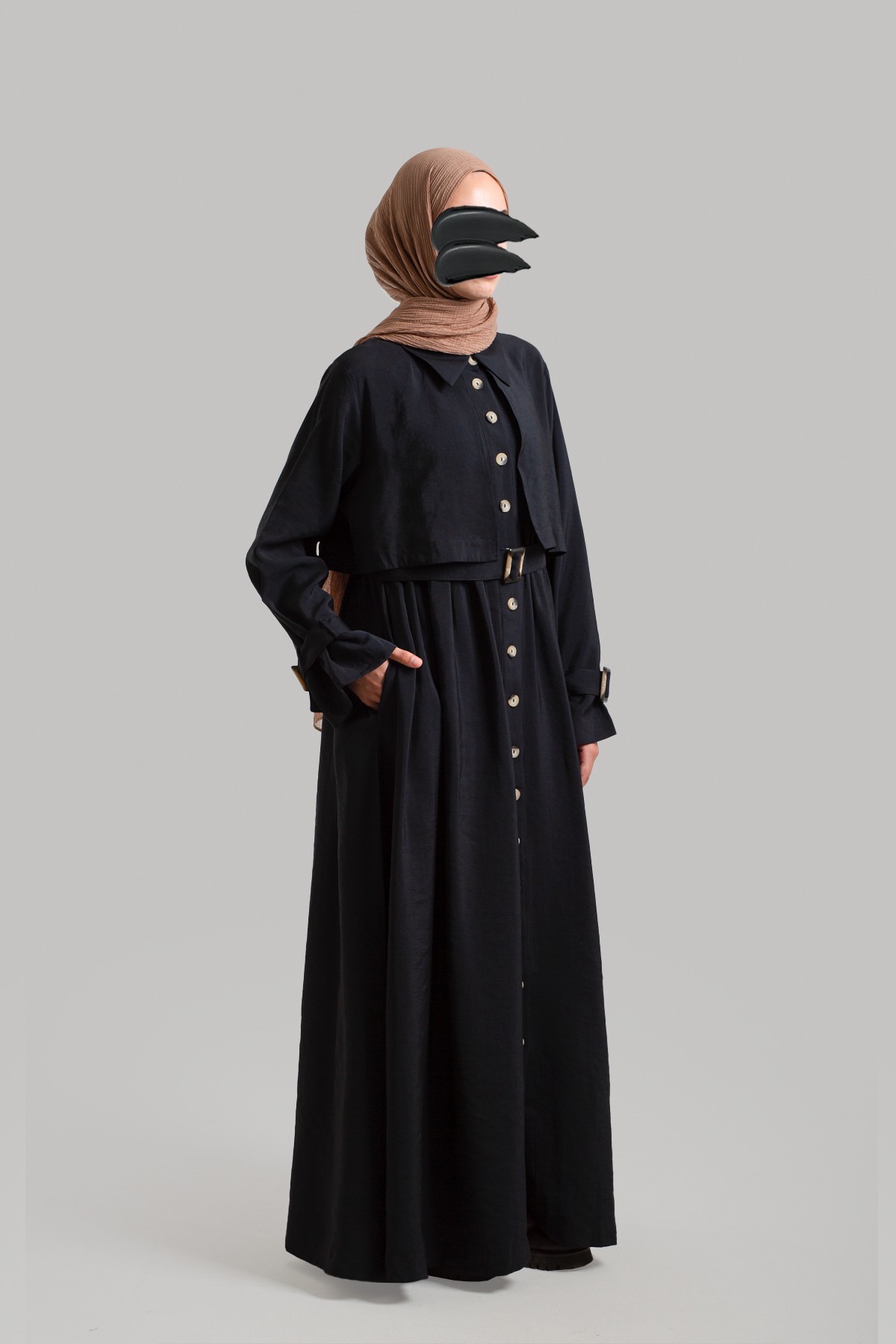 Modal Trench Dress