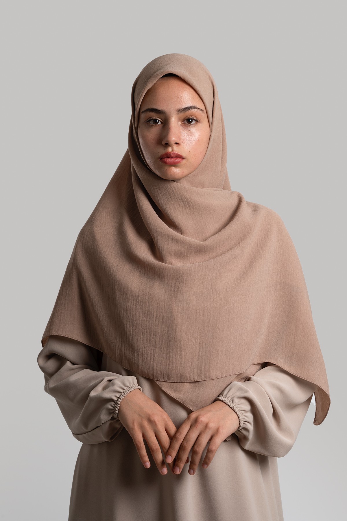 Cazz Square Hijab - Latte